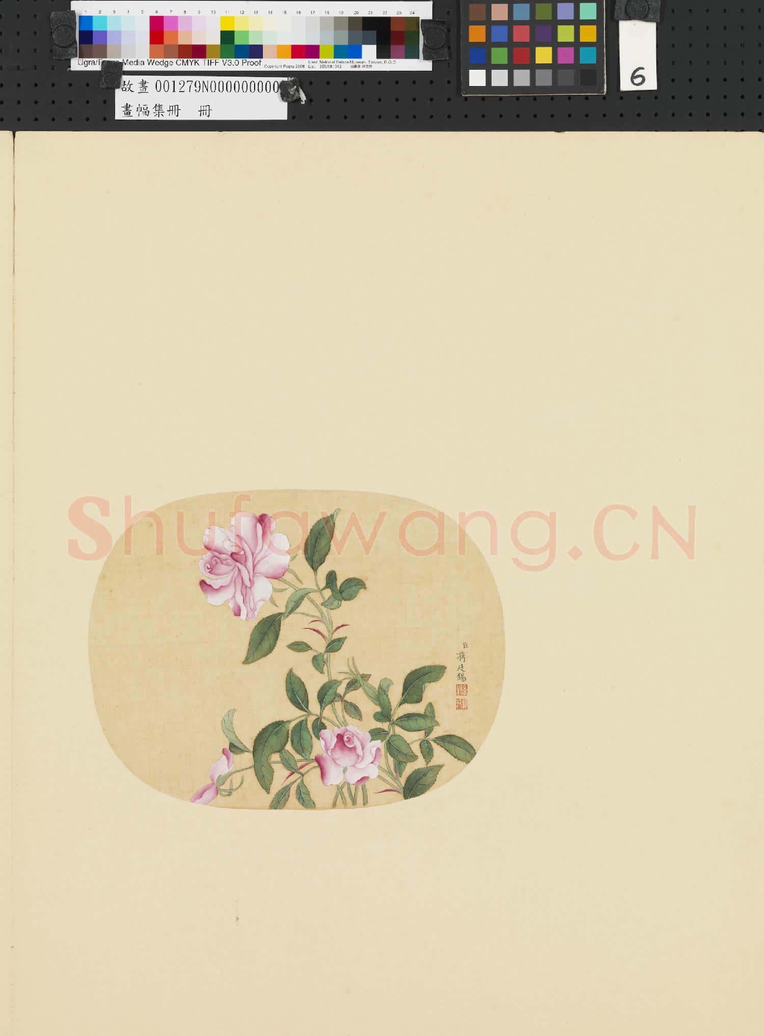 畫幅集冊 冊 清蔣廷錫花卉