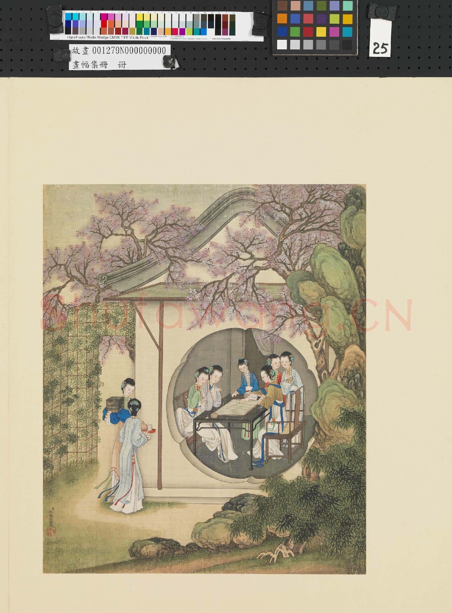 畫幅集冊 冊 清冷枚人物