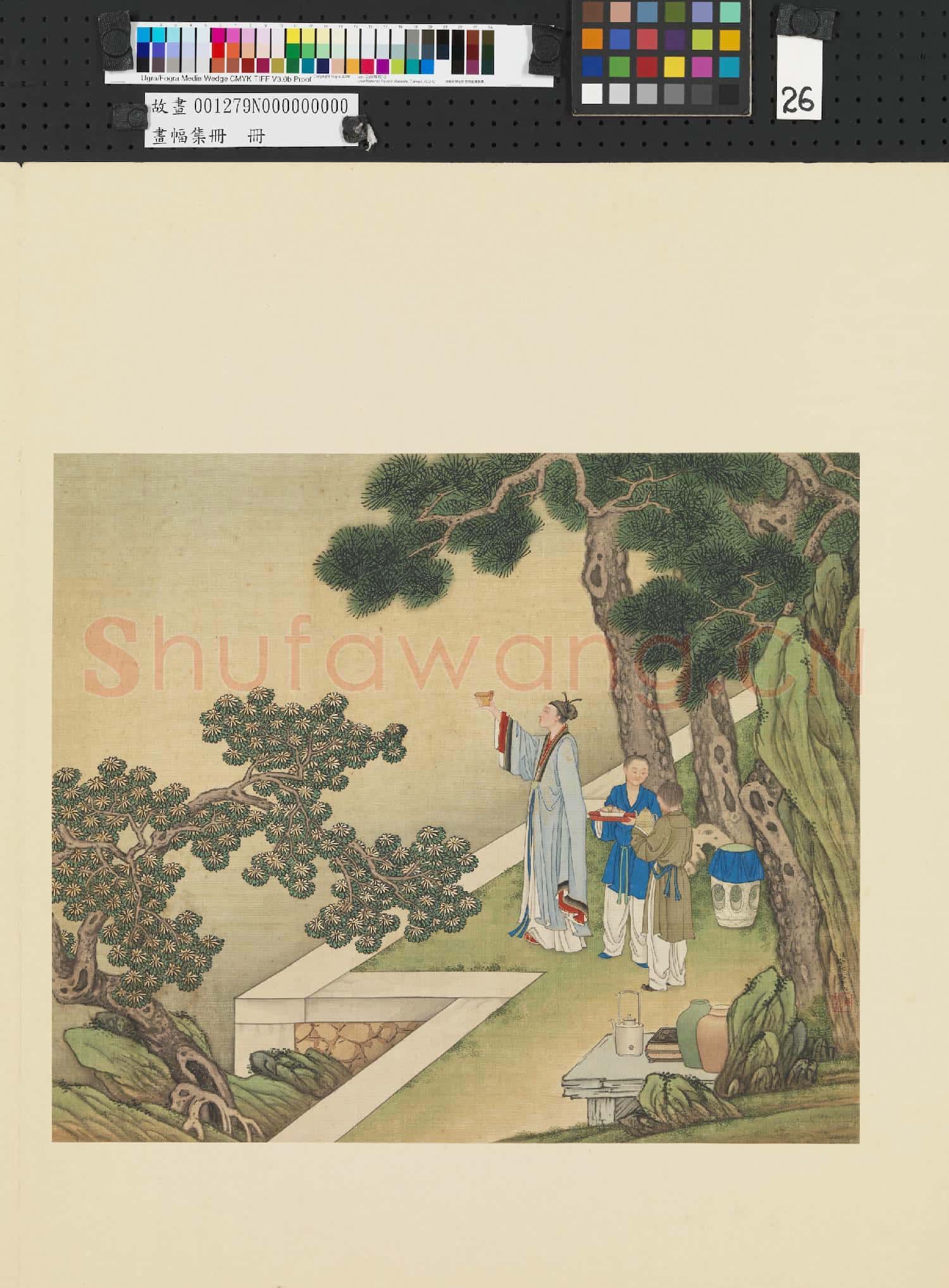 畫幅集冊 冊 清冷枚人物
