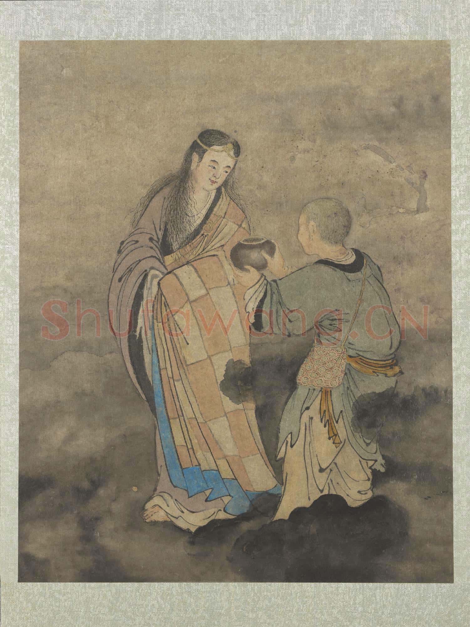 明鄭重十八應真像 冊 應真像(二)