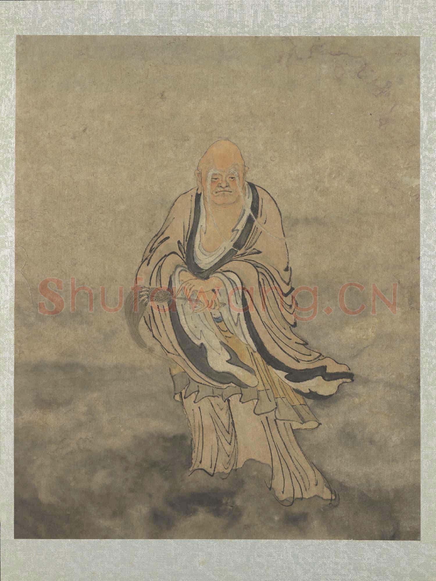 明鄭重十八應真像 冊 應真像(四)