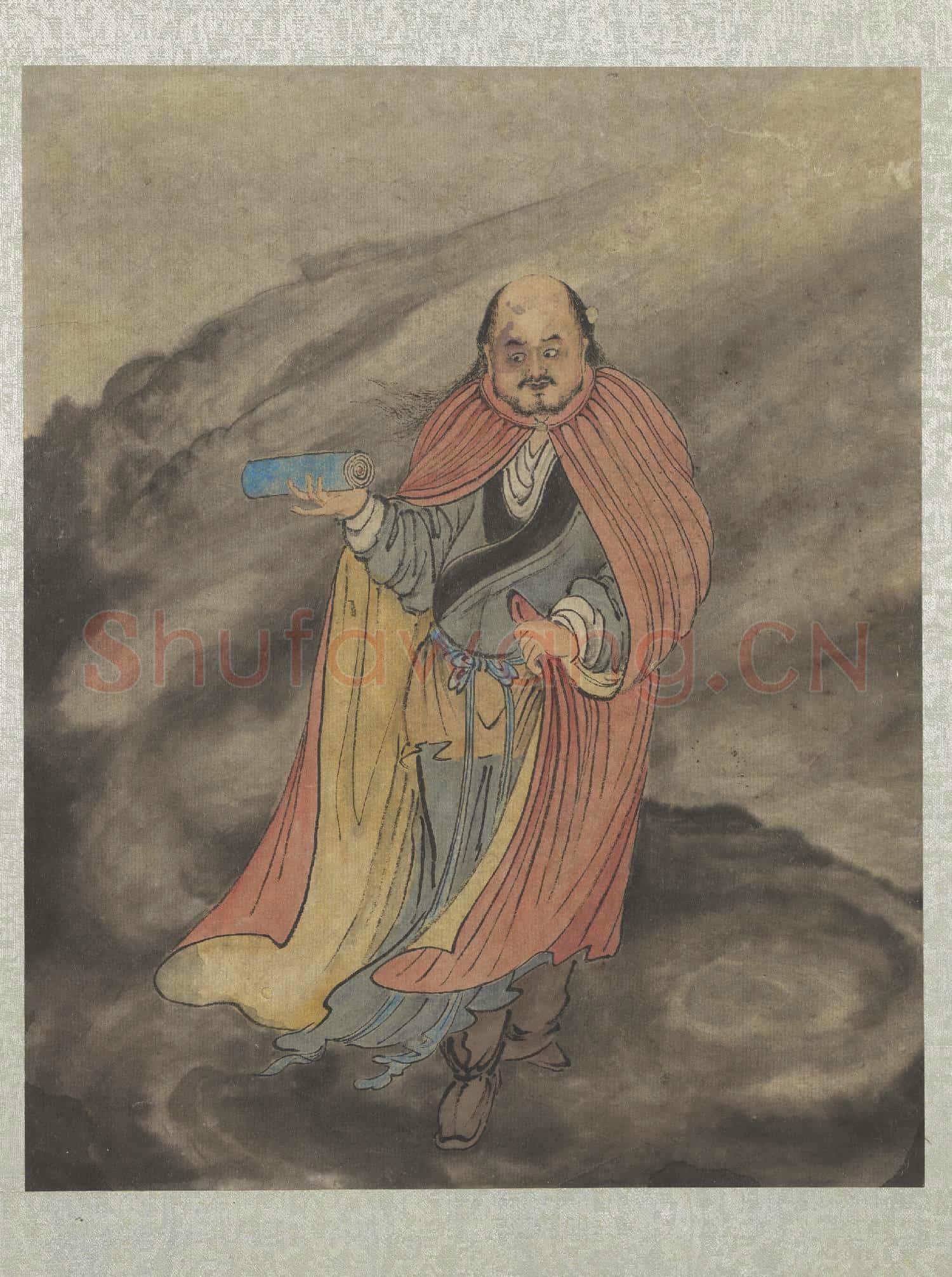 明鄭重十八應真像 冊 應真像(十一)