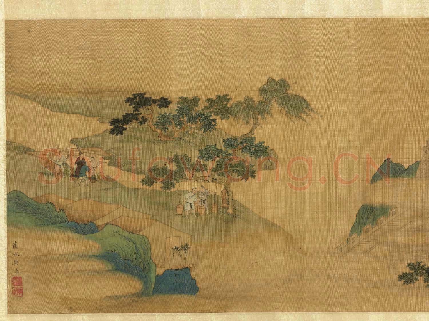 清梁亯觀榜圖 卷