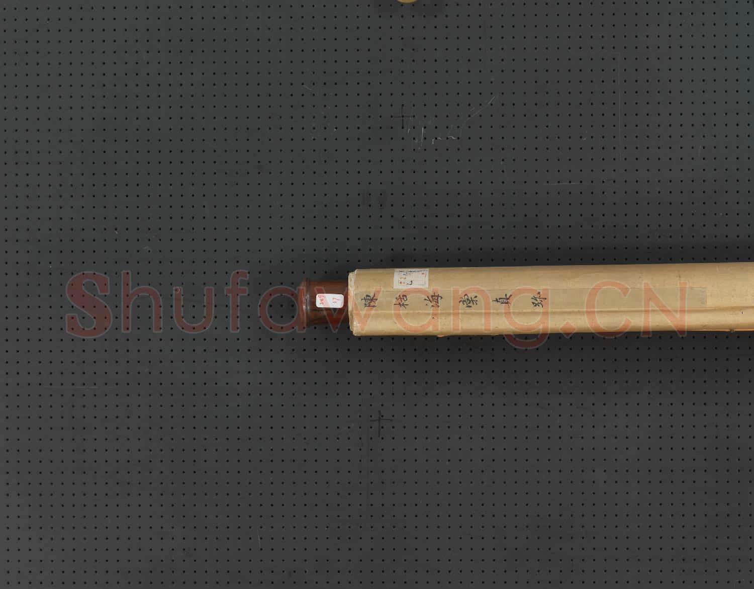 明陳栝海棠 軸