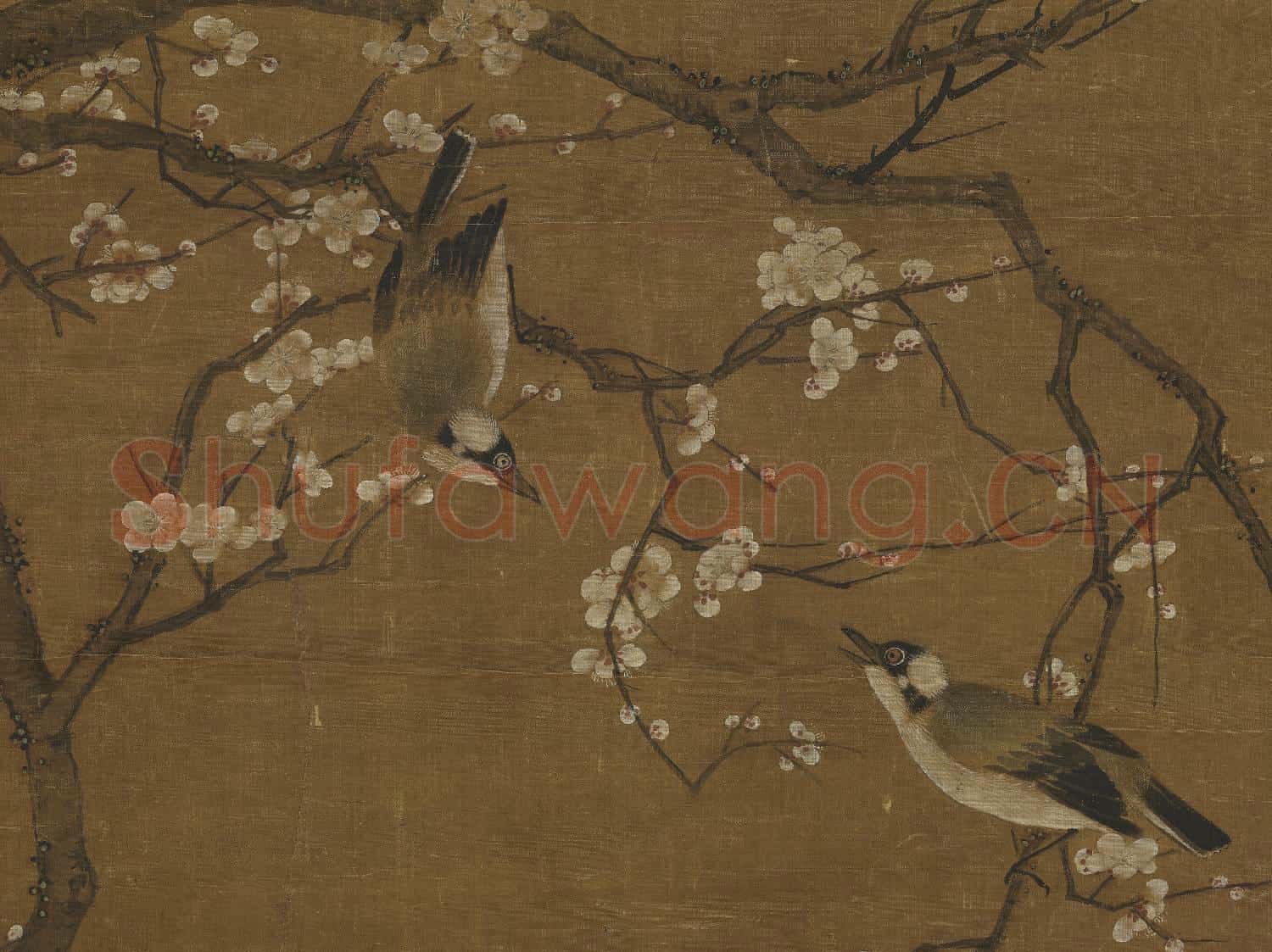 明王穀祥畫花鳥 軸