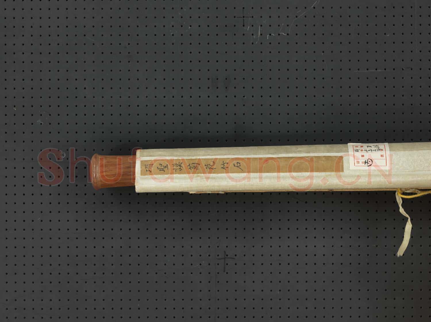 明項聖謨菊花竹石 軸