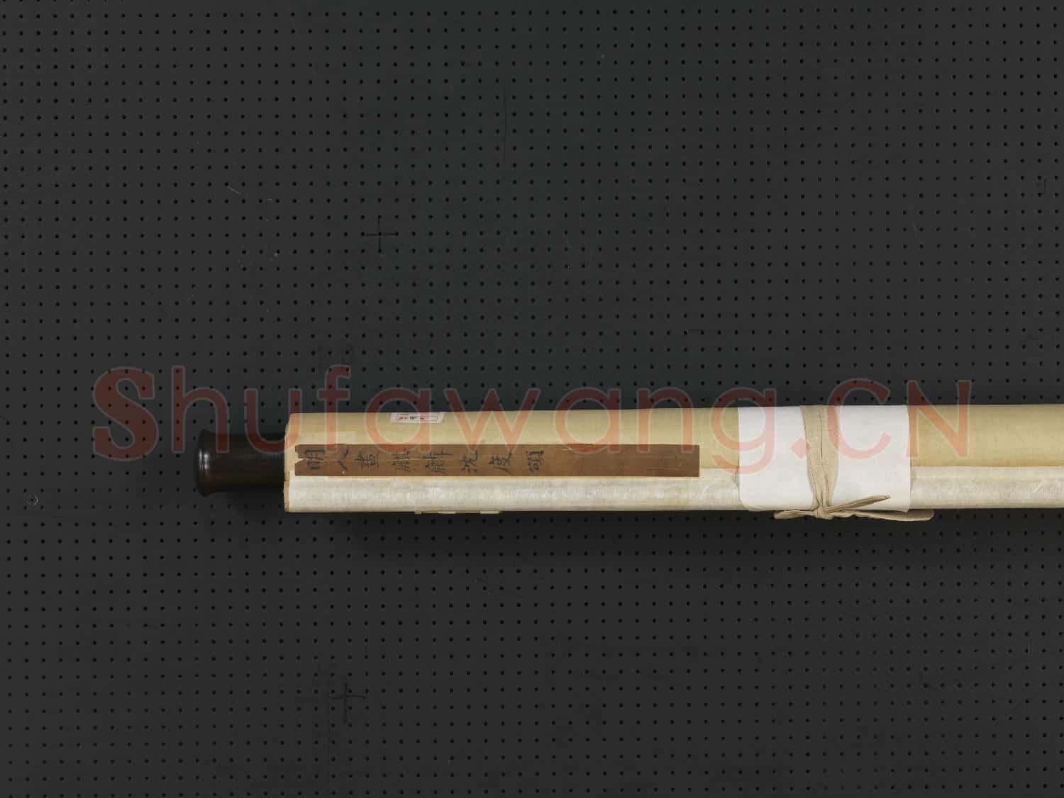 明人畫麒麟沈度頌 軸