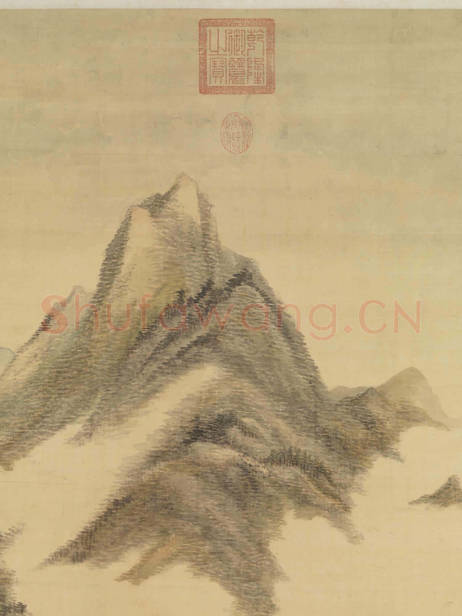 清王原祁雲山無盡圖 軸
