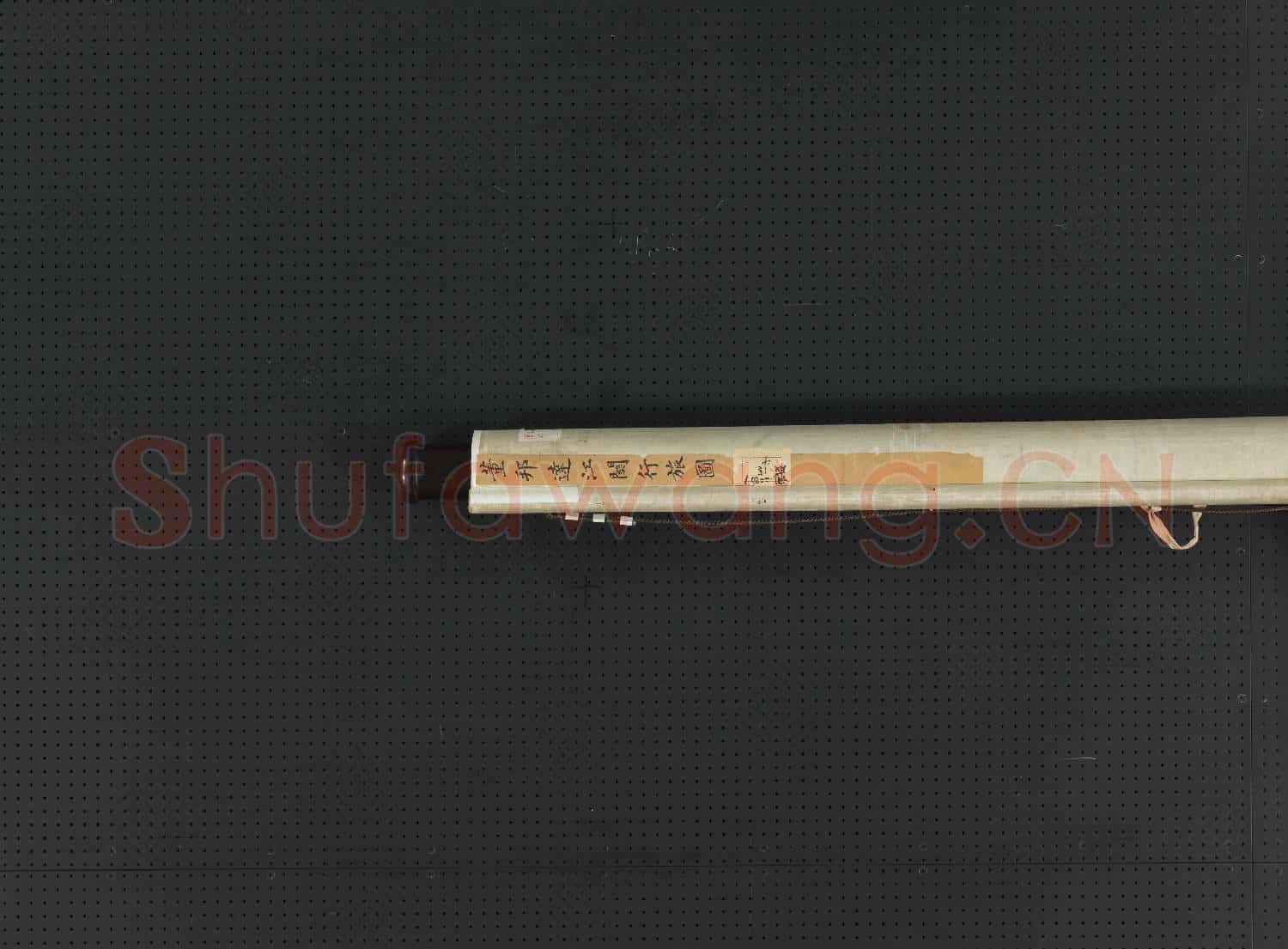 清董邦達江關行旅 軸