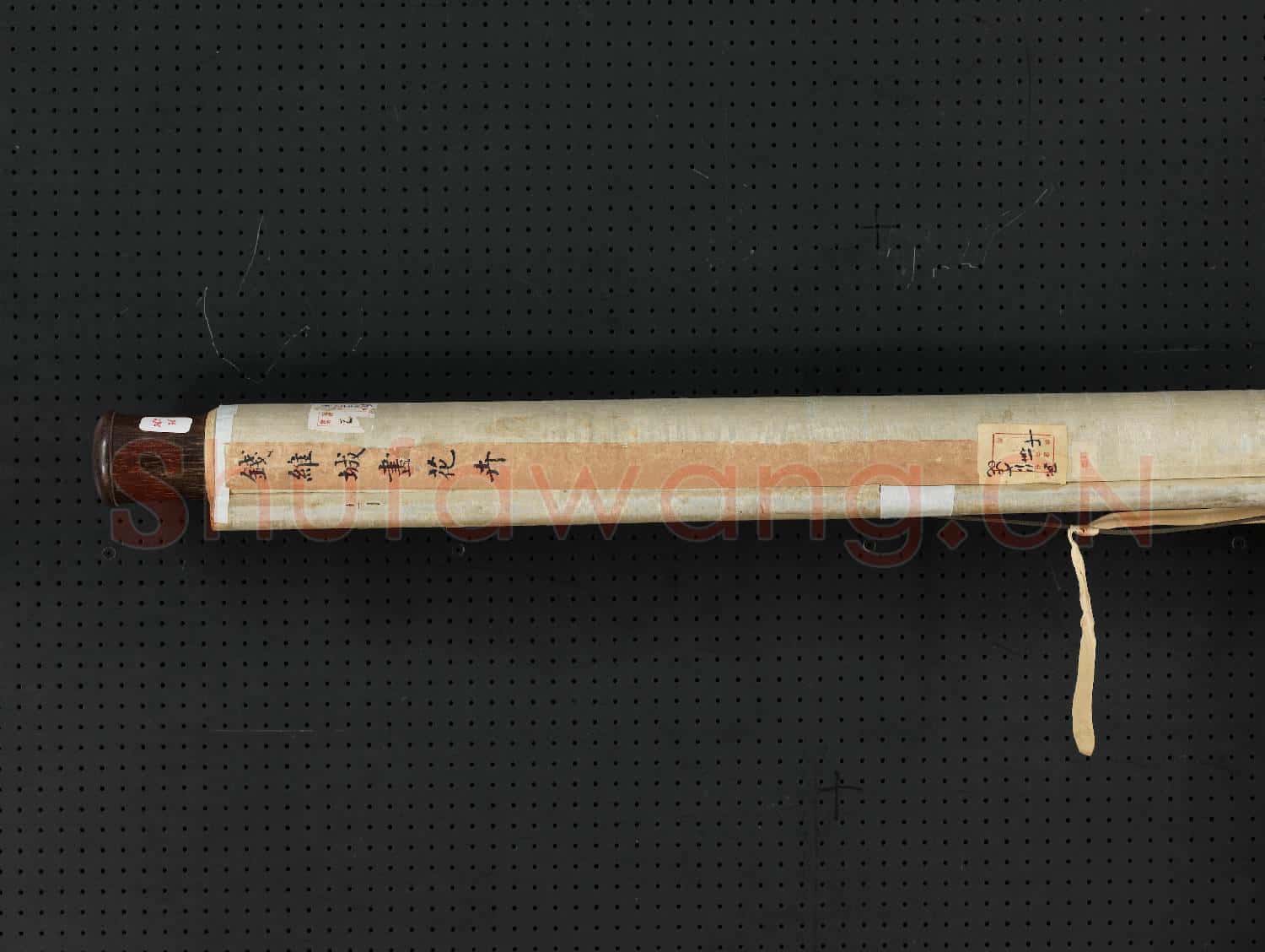 清錢維城畫花卉 軸