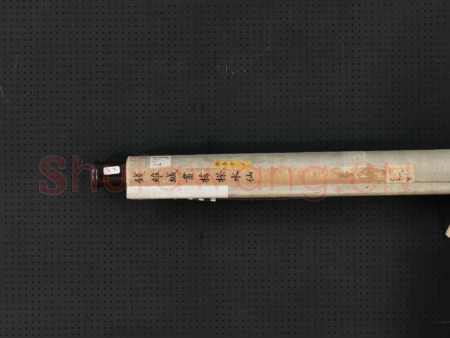 清錢維城畫梅茶水仙 軸