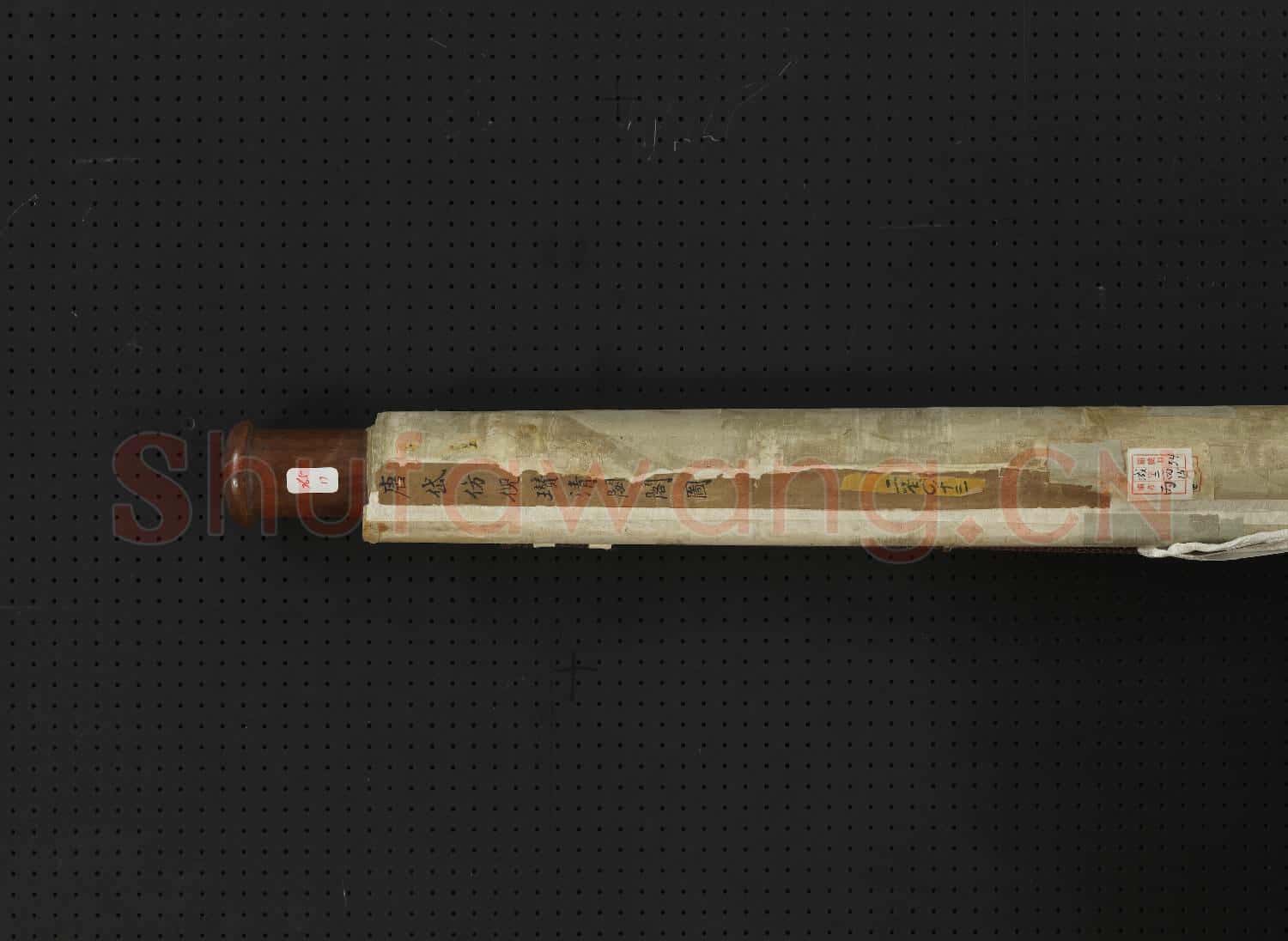清唐岱仿倪瓚清閟閣圖 軸