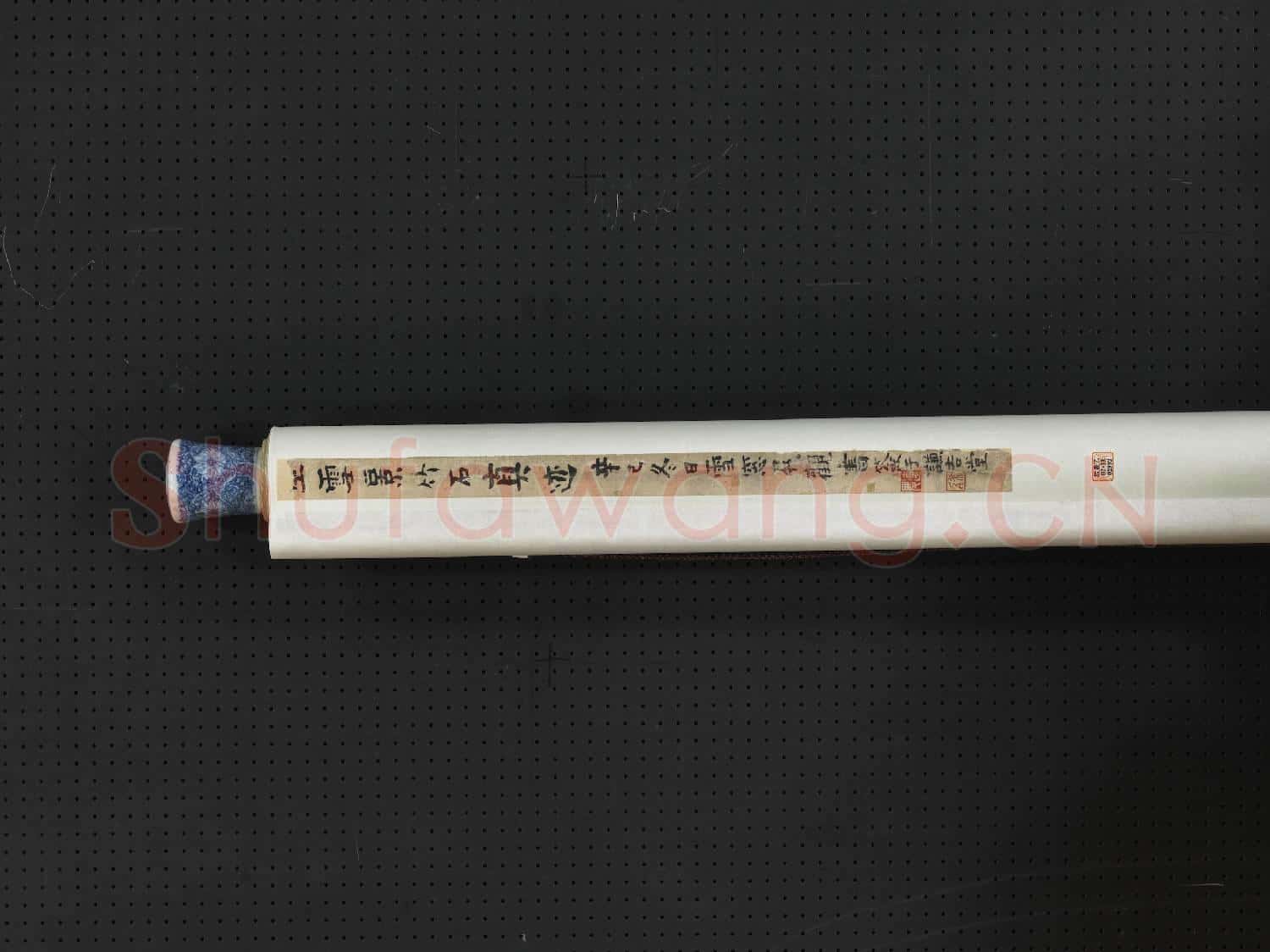 清諸升雪景竹石真跡 軸
