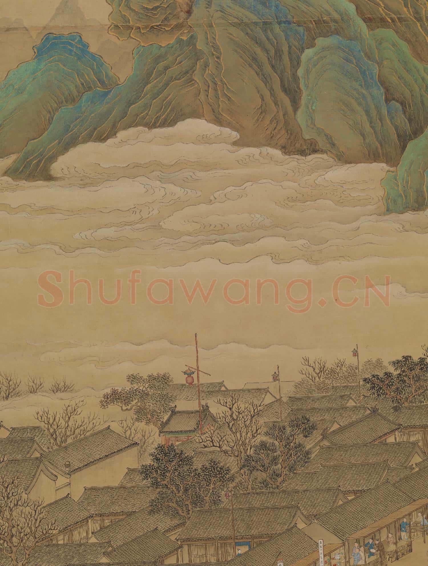 清丁觀鵬畫太簇始和 軸