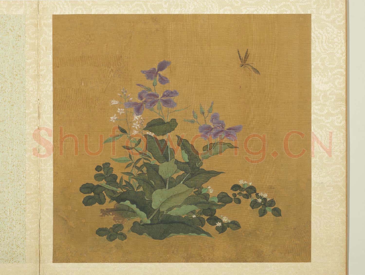 五代後蜀黃筌長春花鳥 冊 花卉草蟲