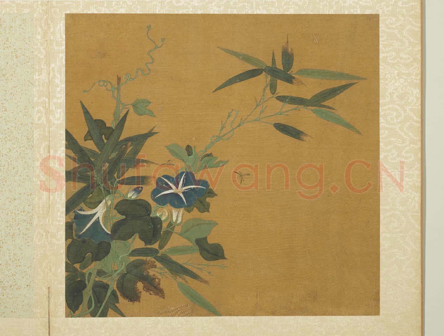 五代後蜀黃筌長春花鳥 冊 牽牛花