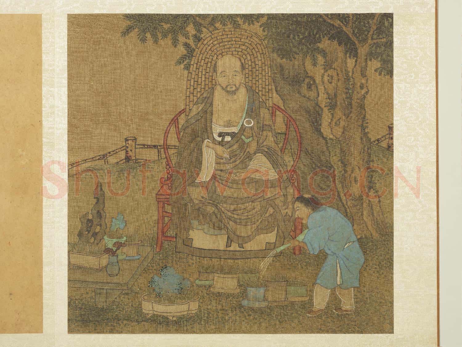 宋人十六應真像 冊 應真像(三)