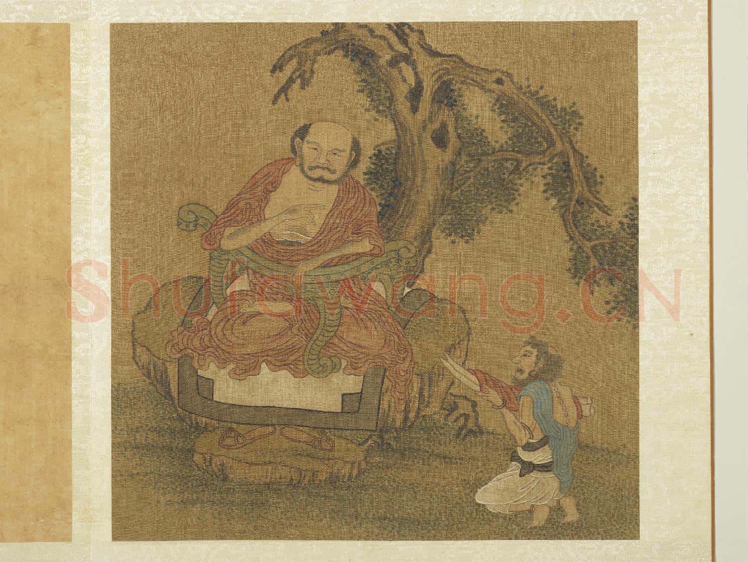 宋人十六應真像 冊 應真像(八)