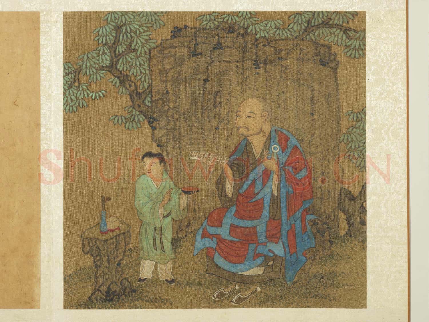 宋人十六應真像 冊 應真像(十五）