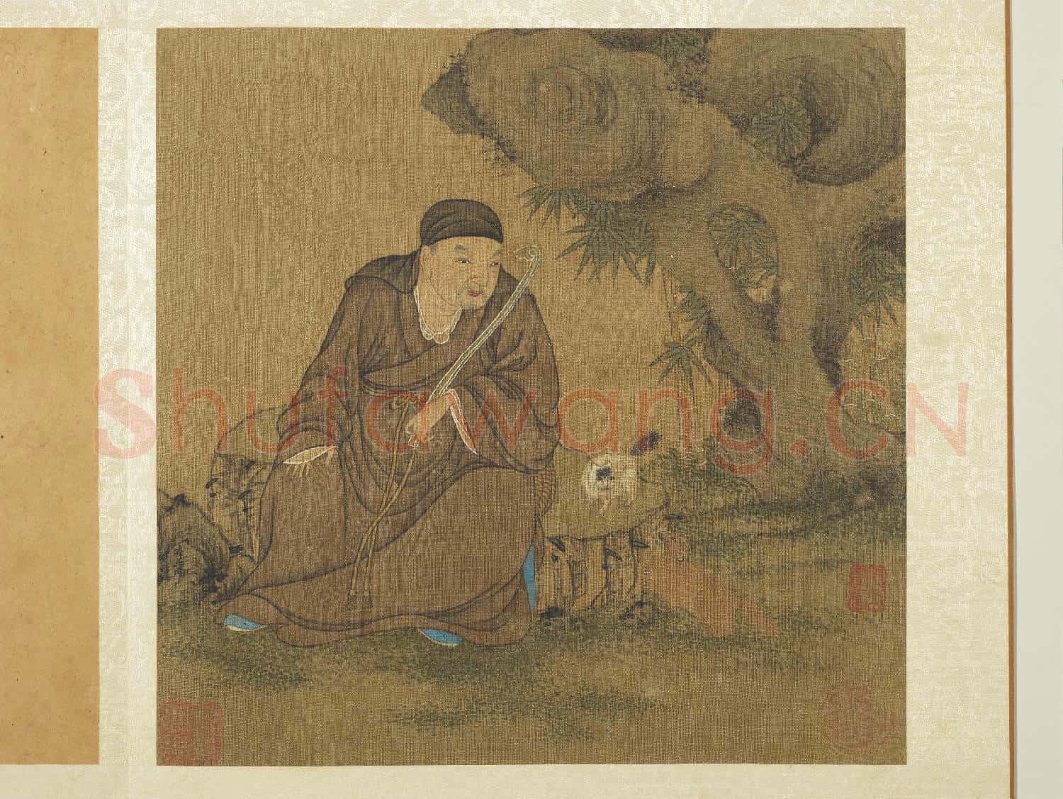 宋人十六應真像 冊 應真像(十六)