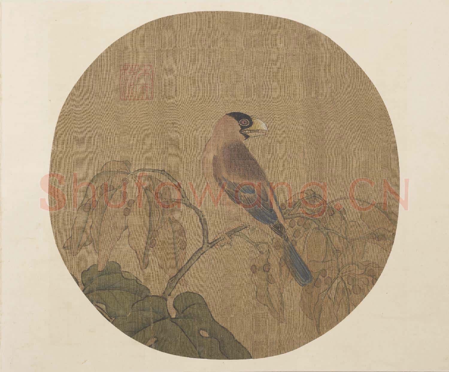 明宣德寶繪 冊 桐實文鳥