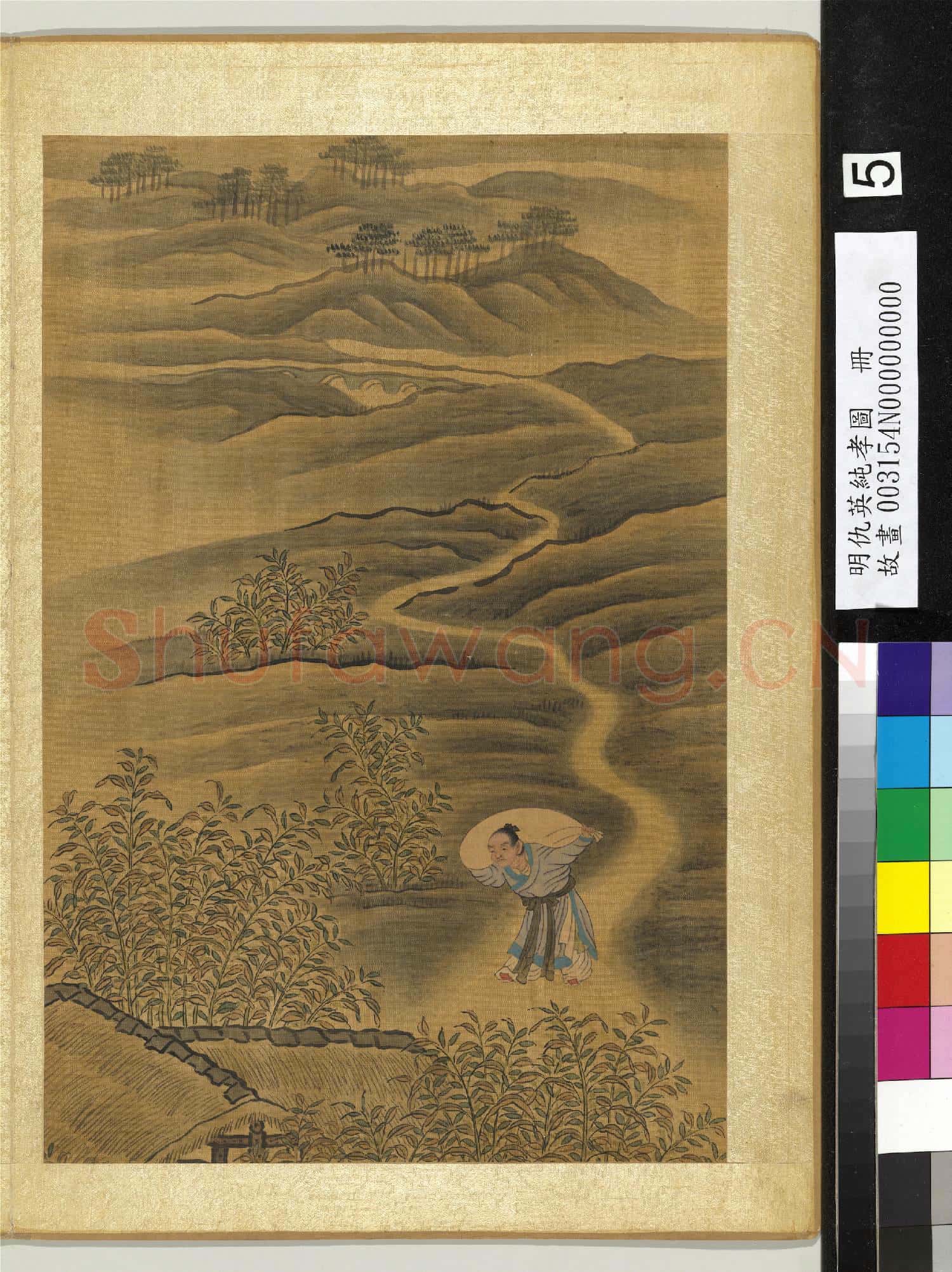 明仇英純孝圖 冊 仲由