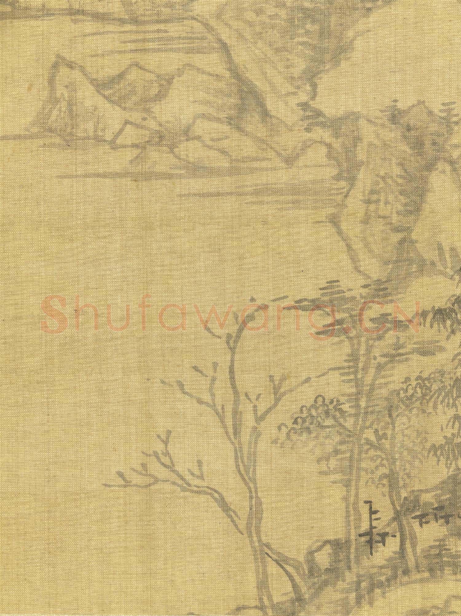 明董其昌紀遊畫冊 冊 焦山煙雨