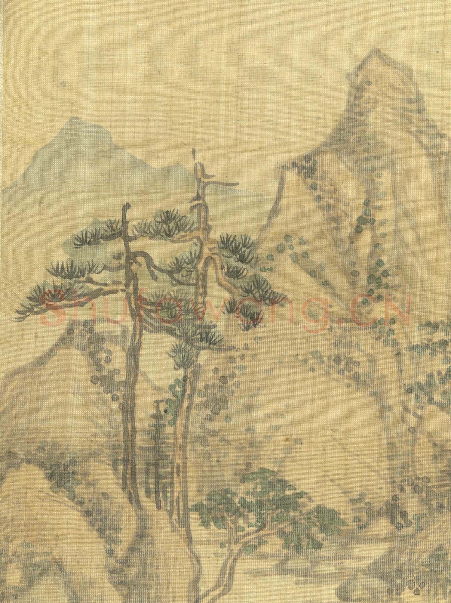 明董其昌紀遊畫冊 冊 爛柯山