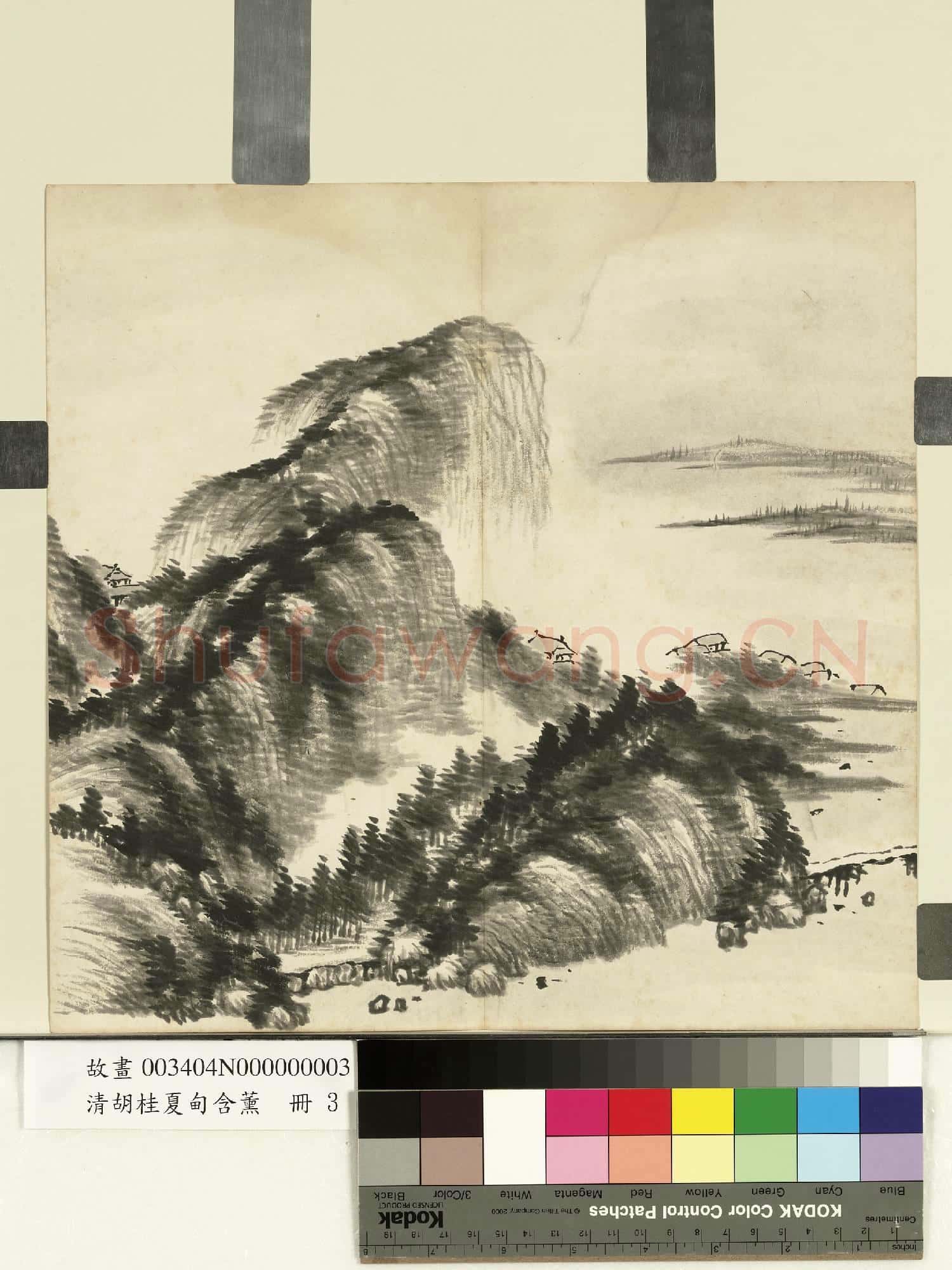清胡桂夏甸含薰.冊.夏雨欲來故畫