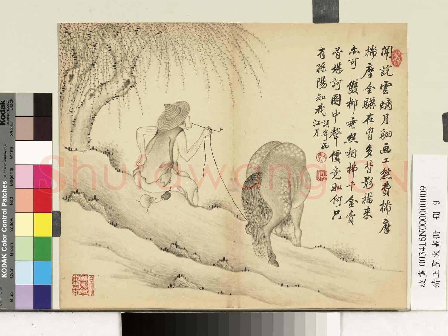 清王聖火畫