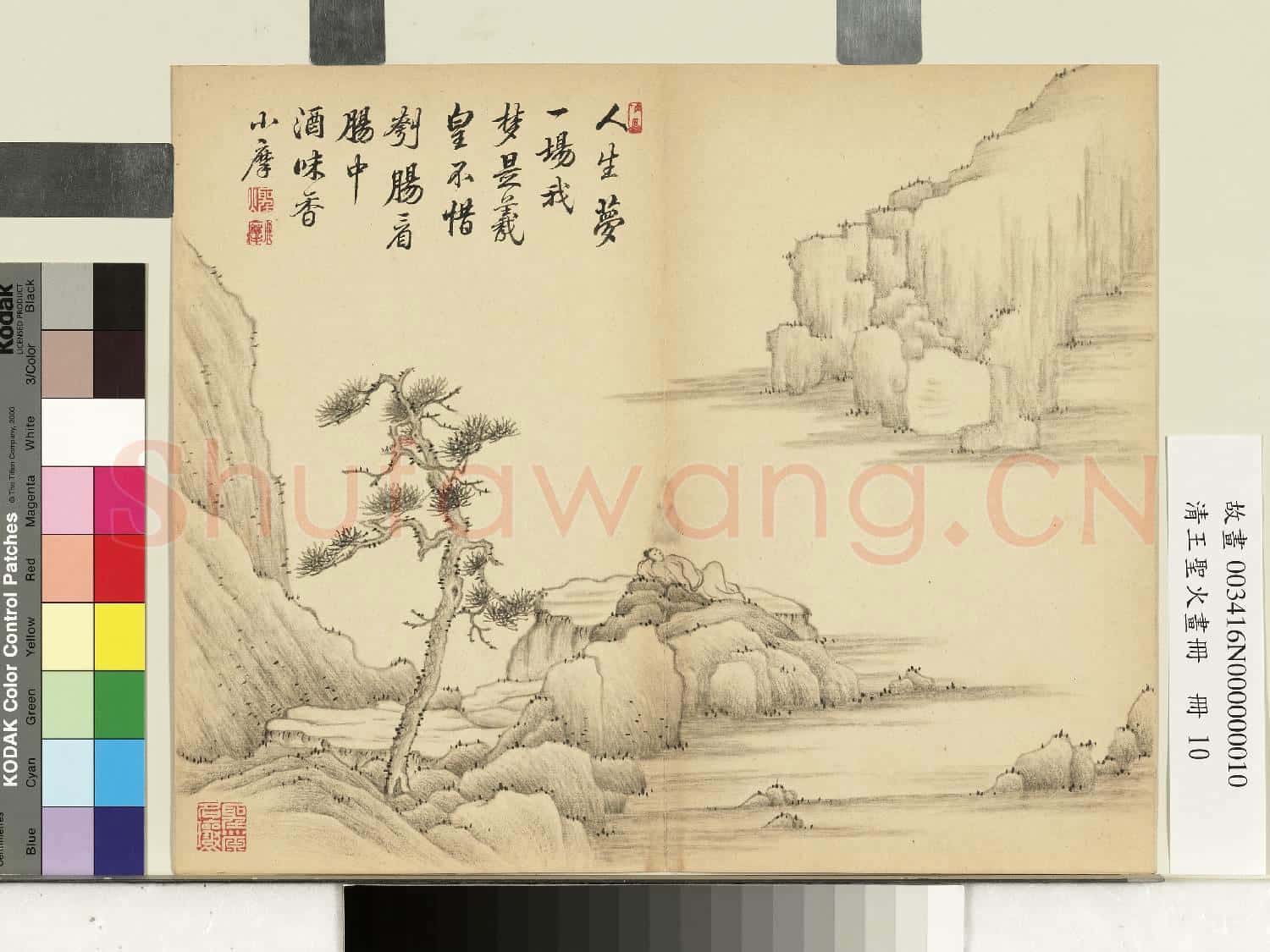 清王聖火畫