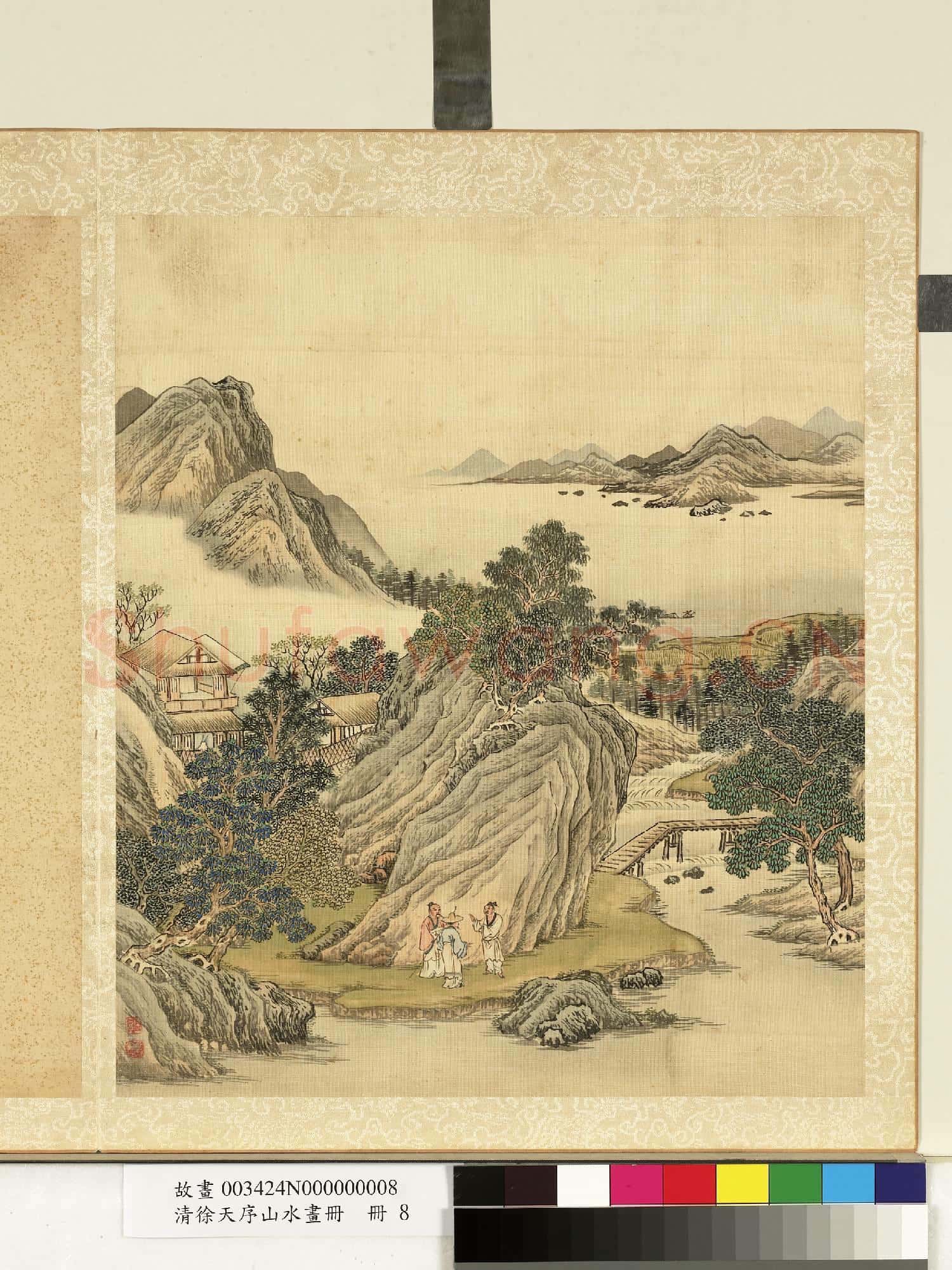 清徐天序山水畫