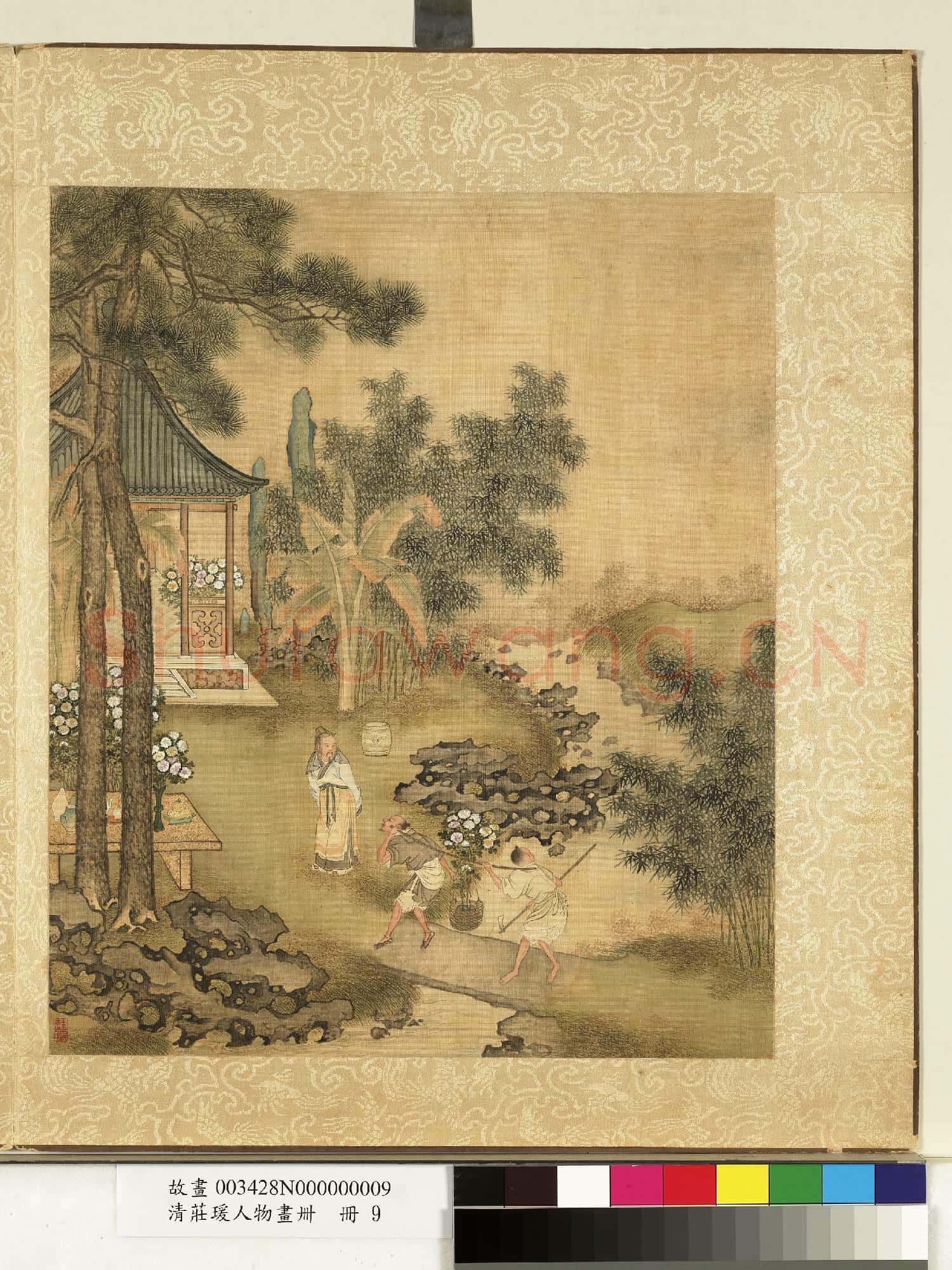 清莊瑗人物畫