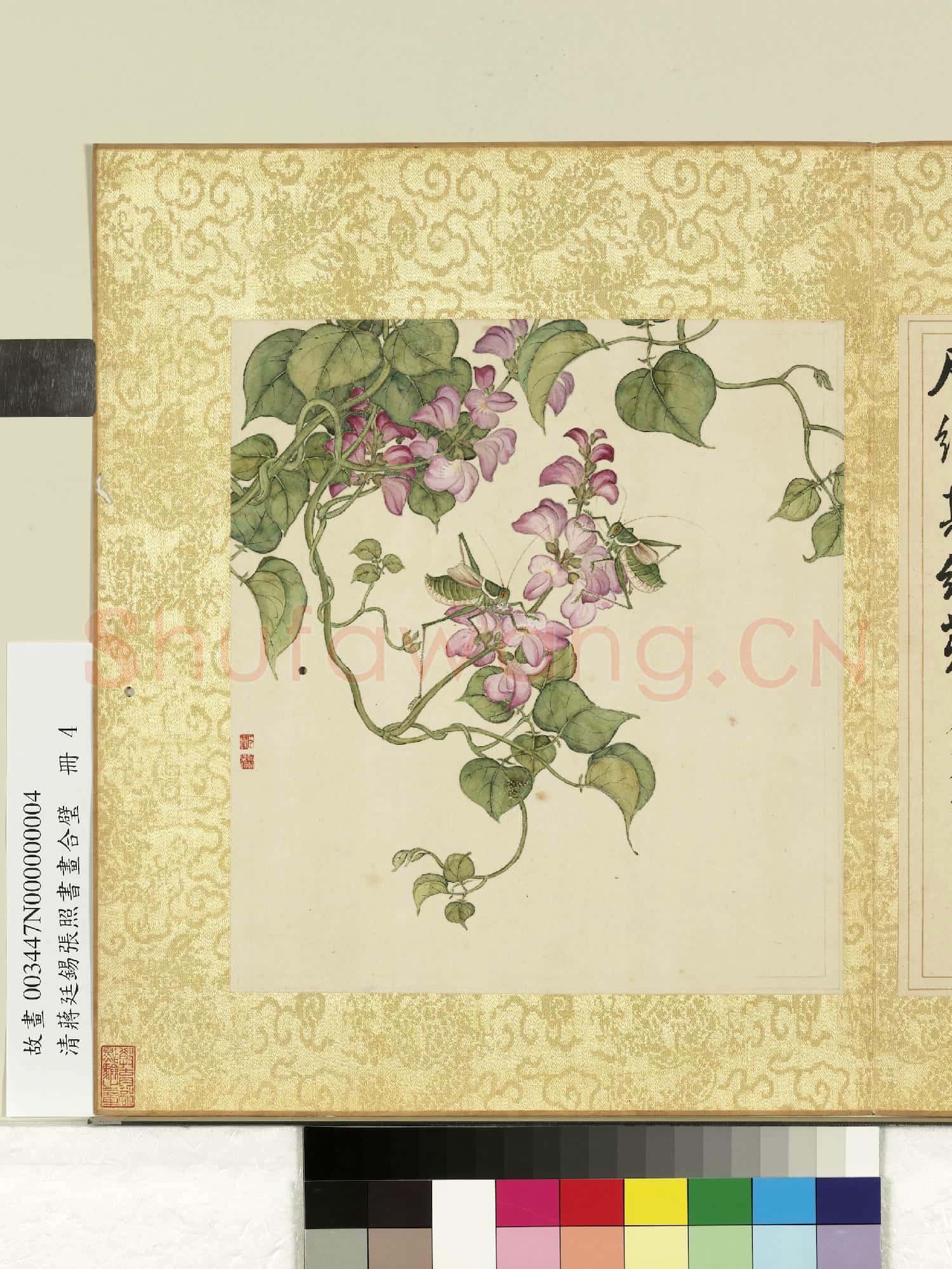 清蔣廷錫張照書