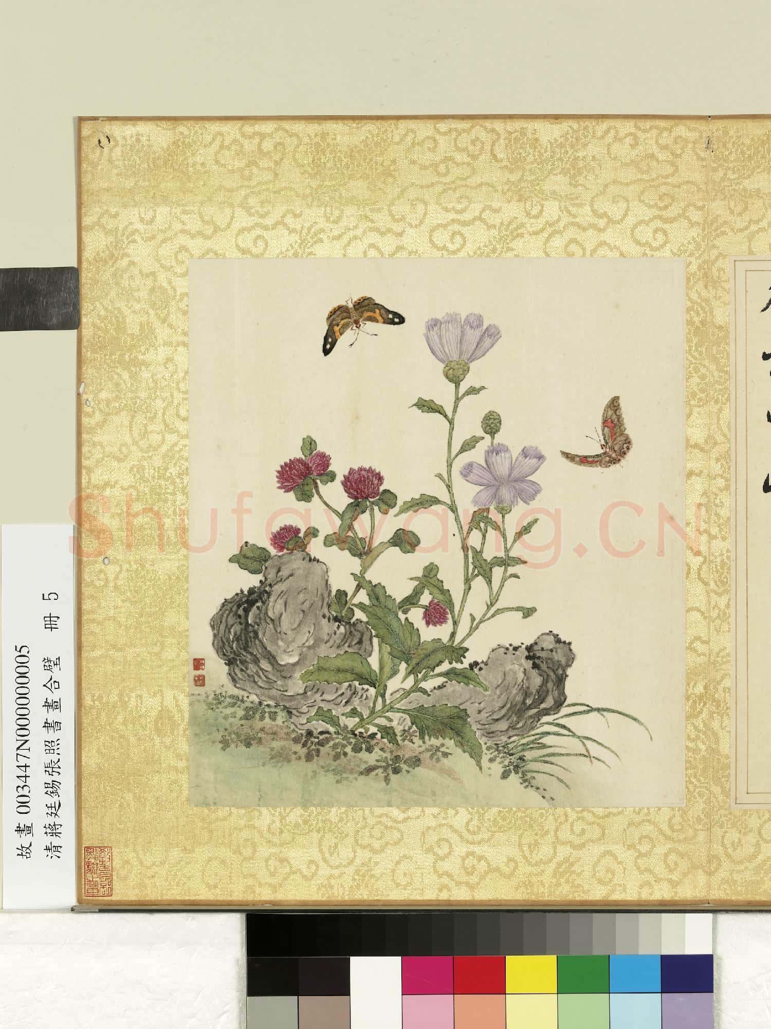 清蔣廷錫張照書
