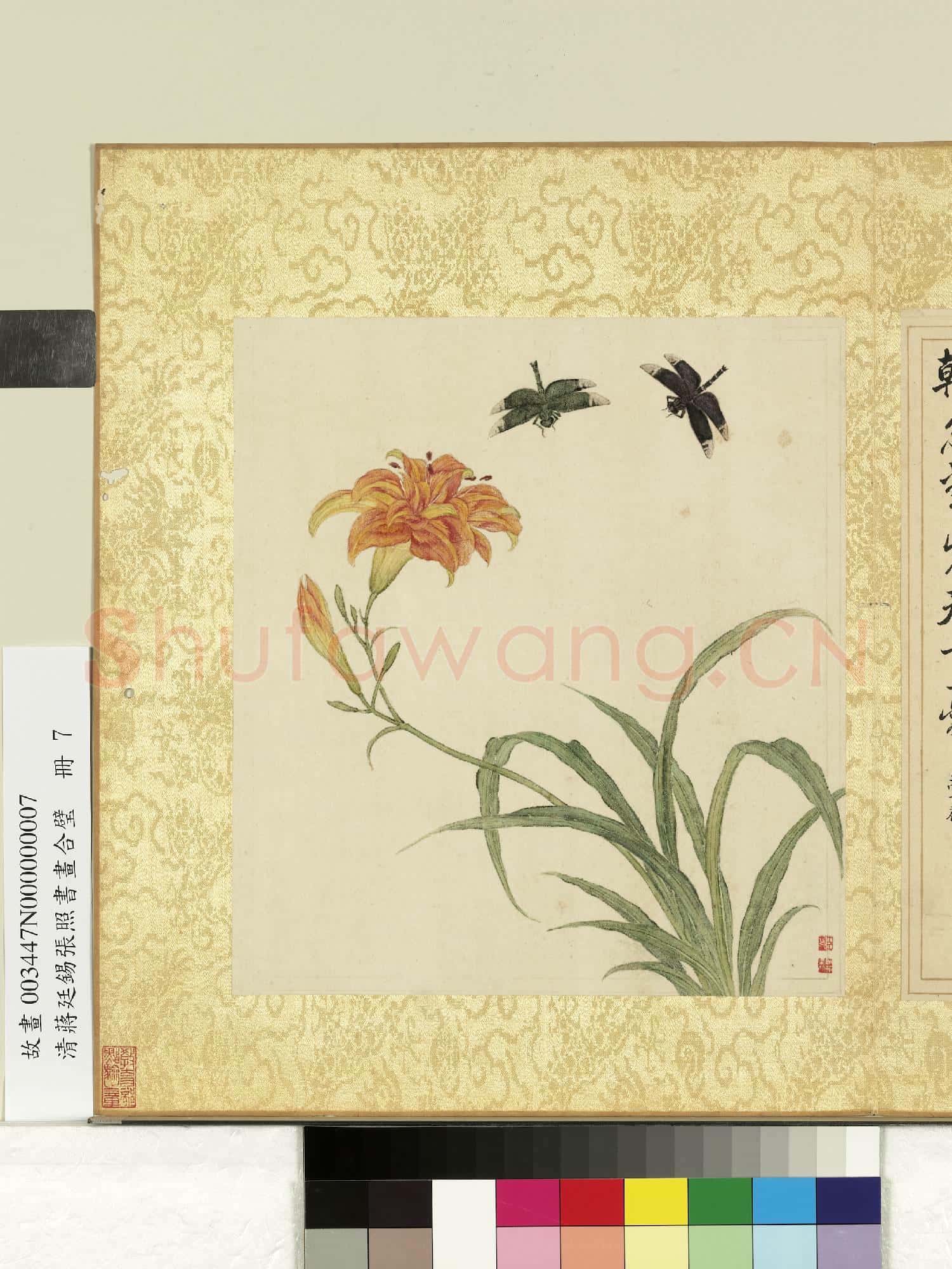 清蔣廷錫張照書
