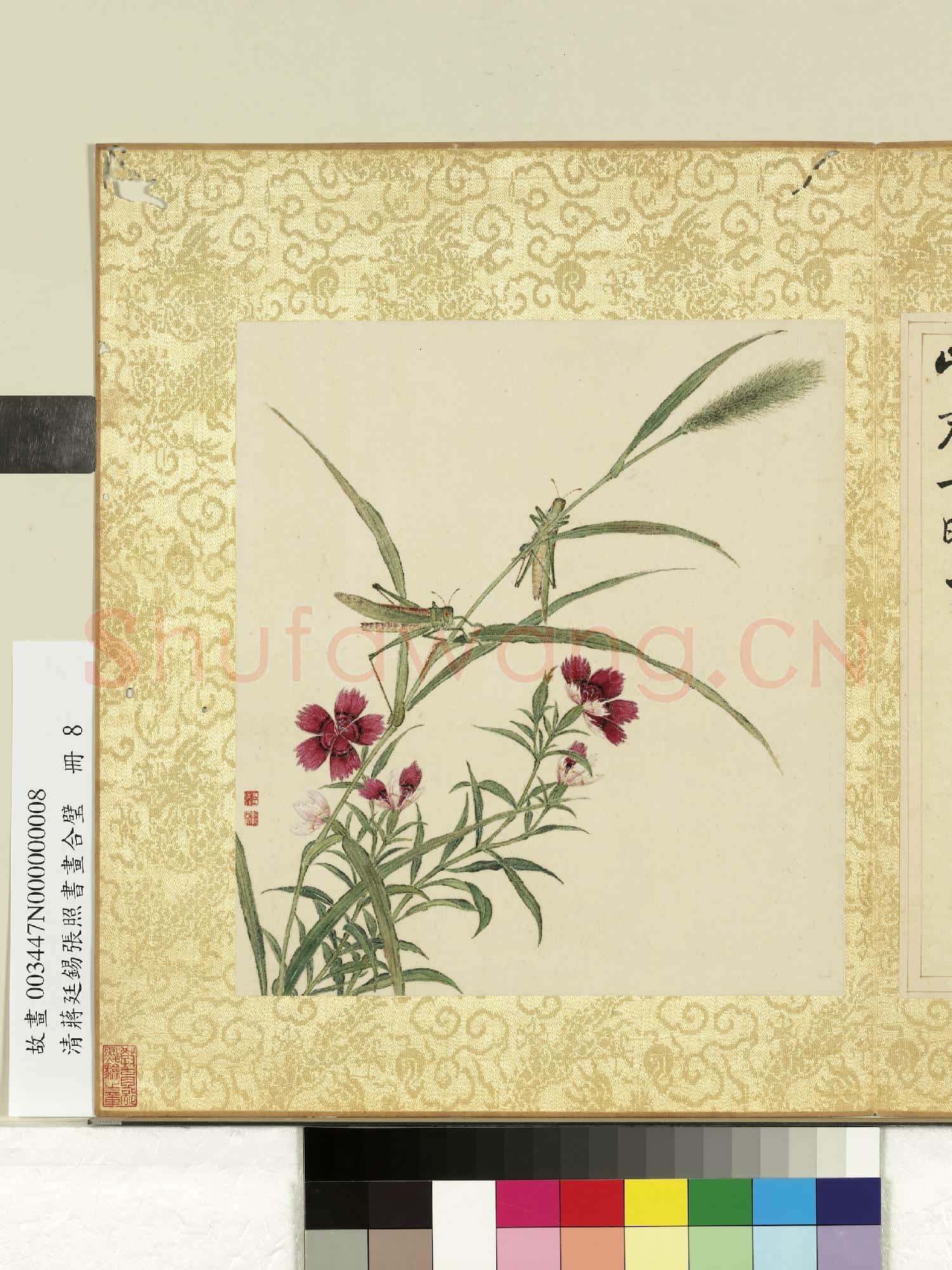 清蔣廷錫張照書