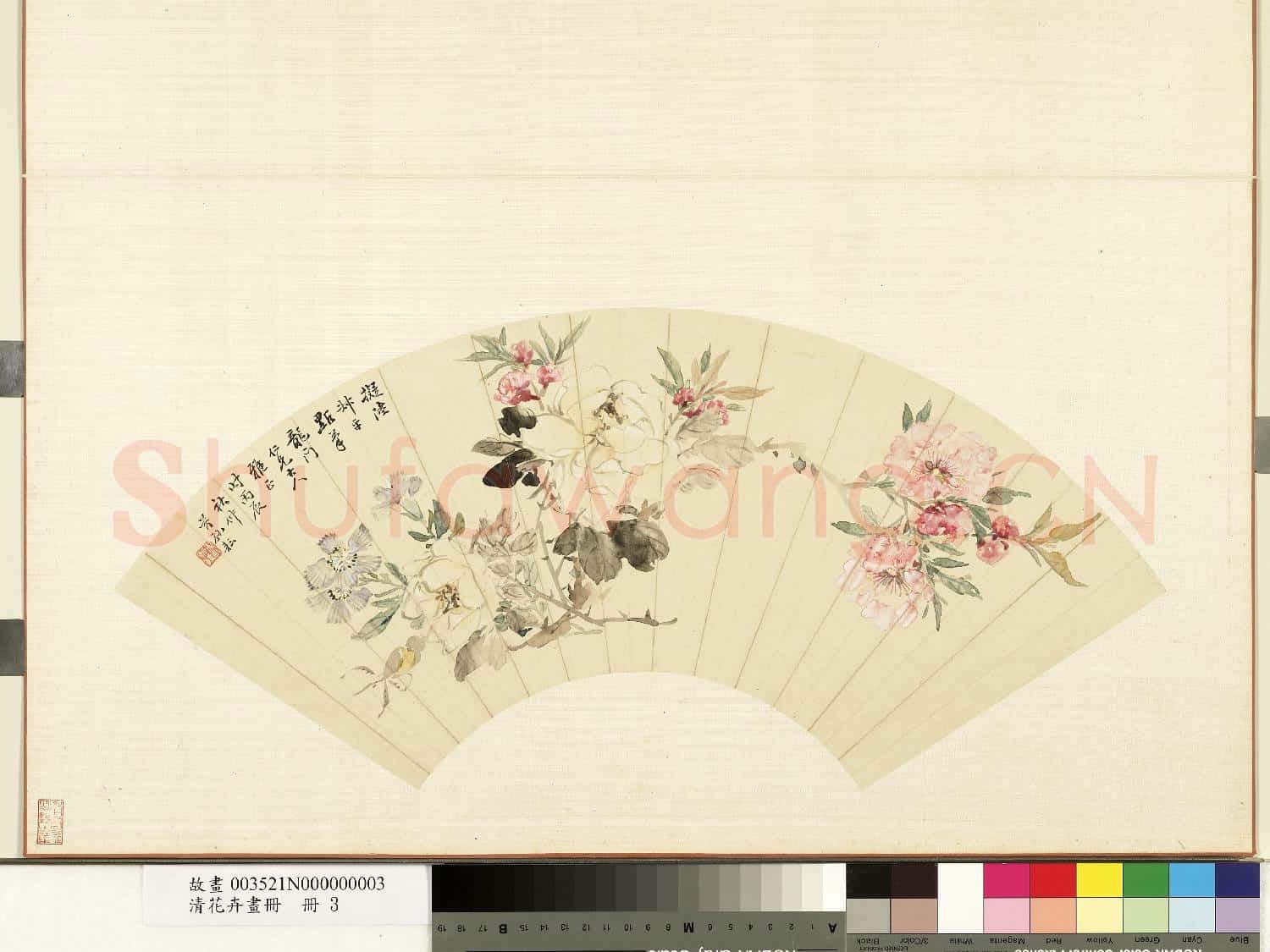清花卉畫