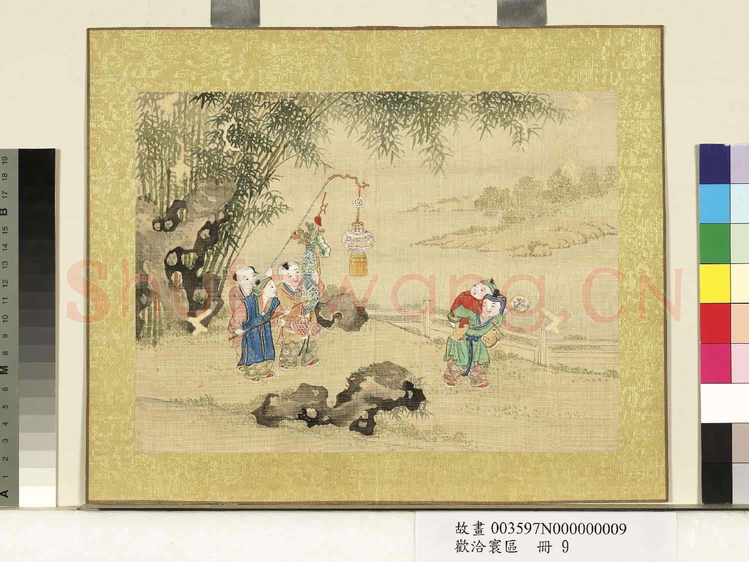 歡洽寰區.冊.吉祥燈慶故畫
