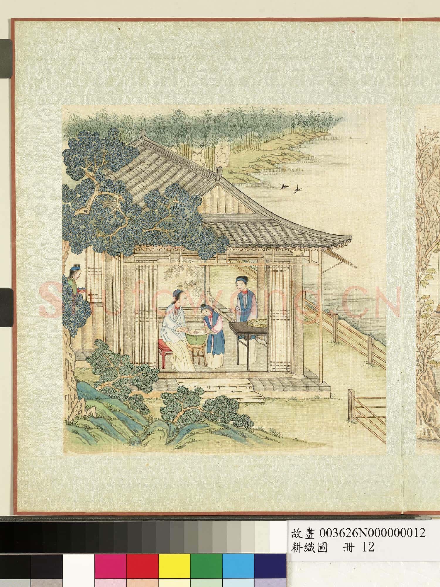 耕織圖.冊.祭神故畫