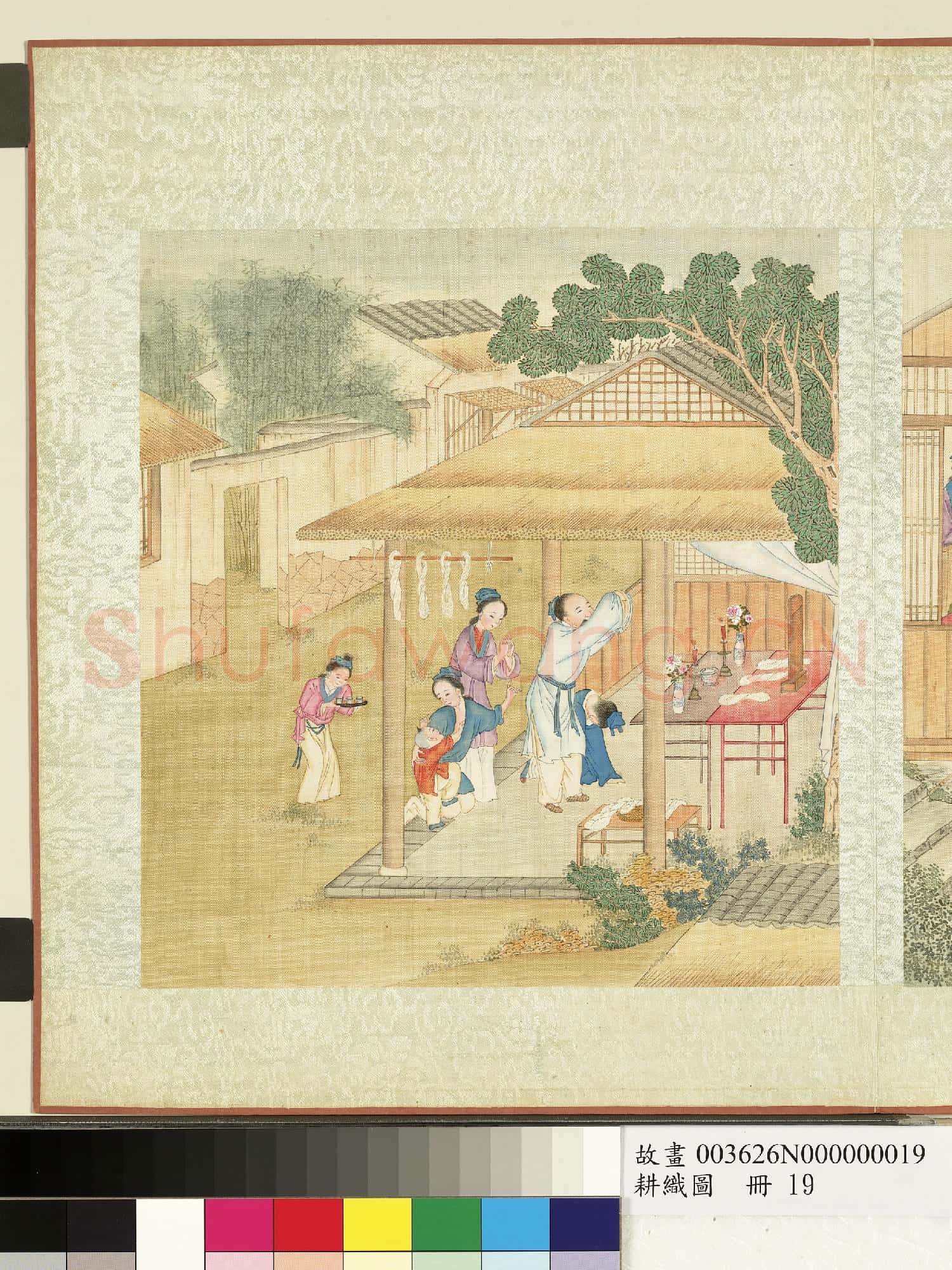 耕織圖.冊.蠶蛾故畫