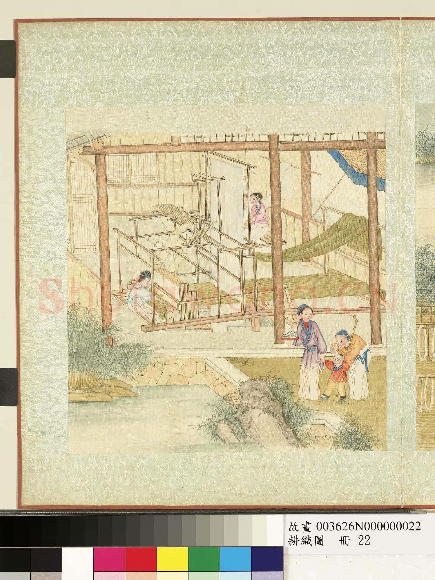 耕織圖.冊.染色故畫