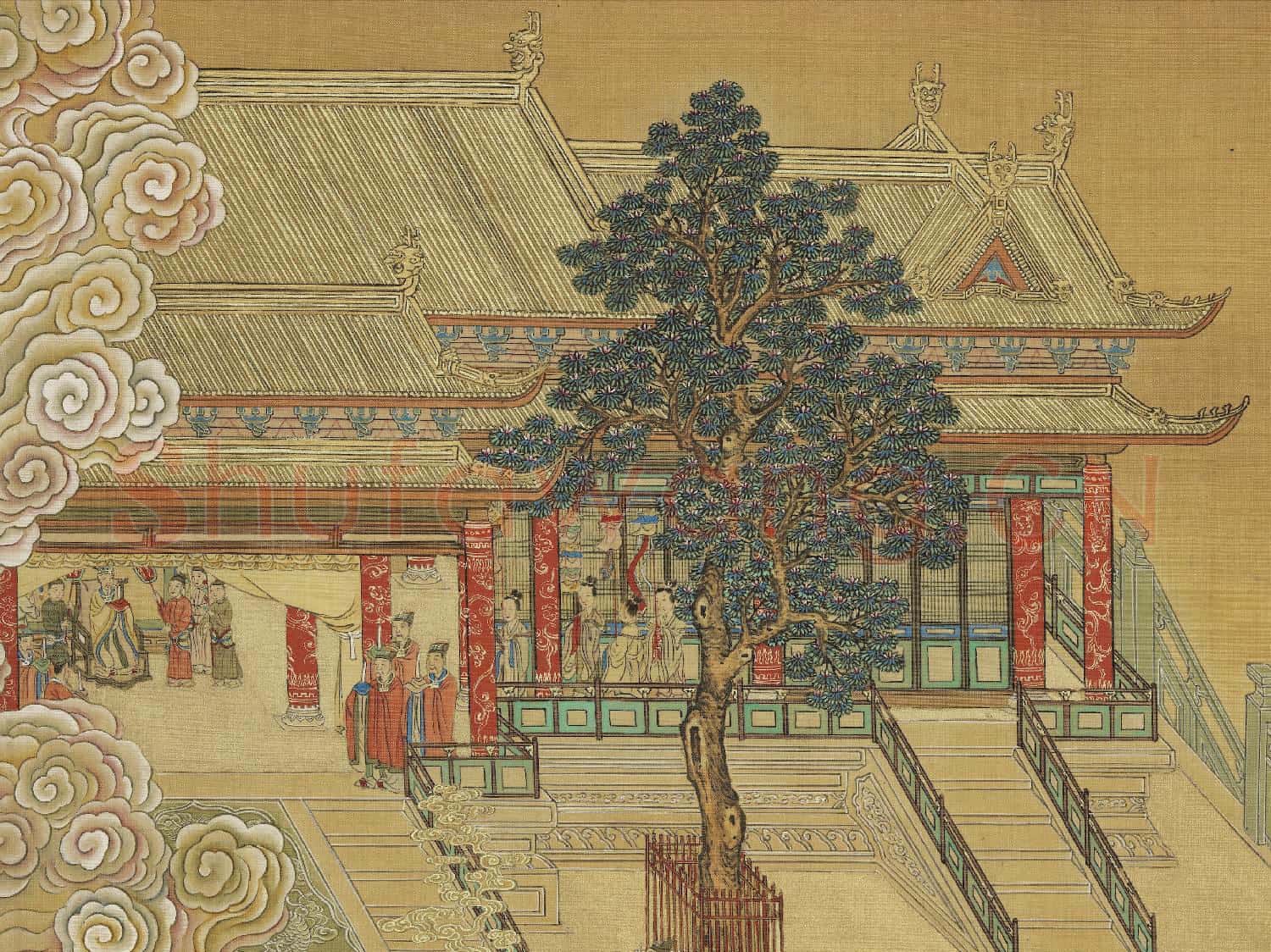 天開壽域南極圖.冊.紫微天宮故畫