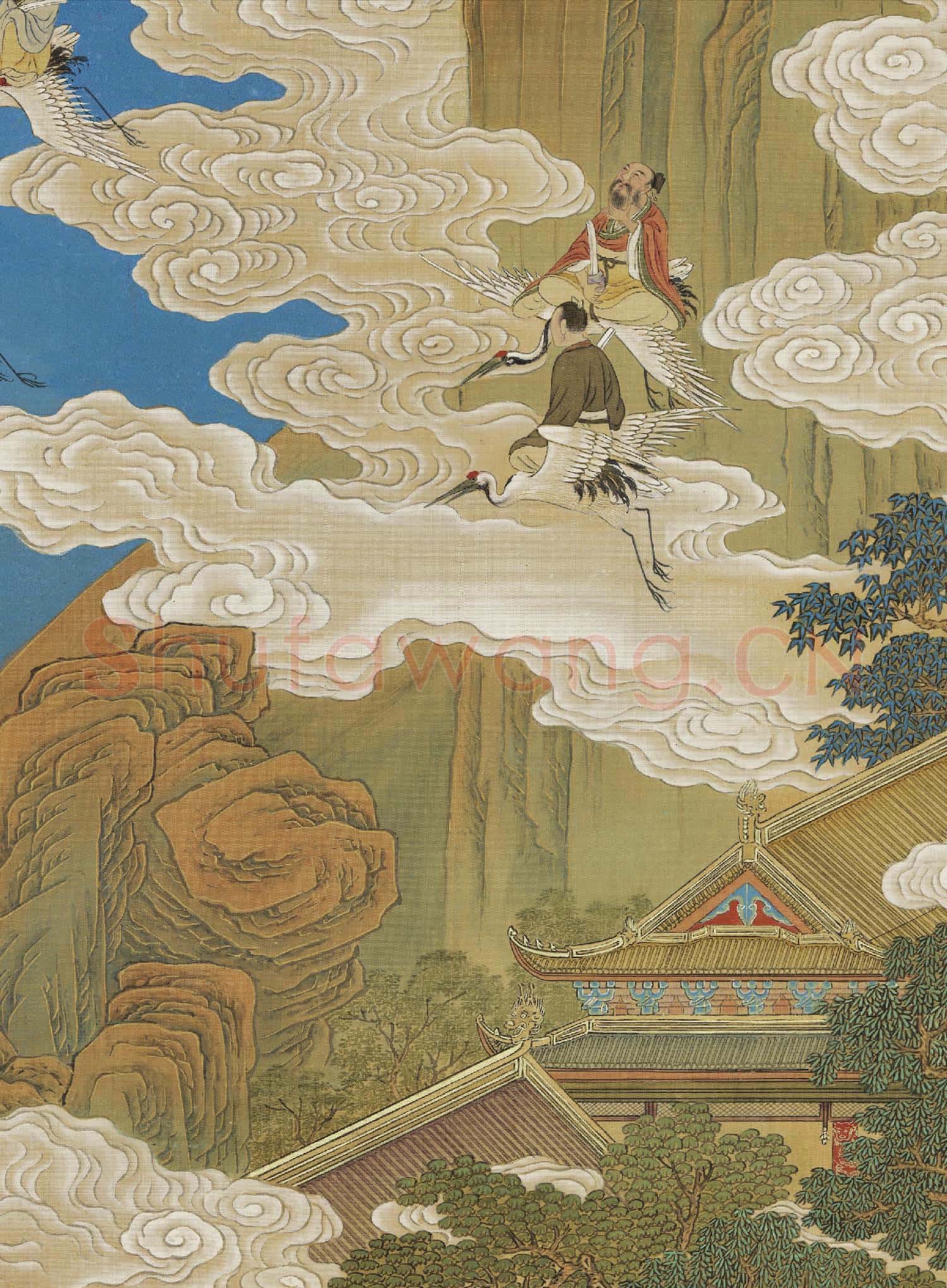 天開壽域南極圖.冊.蓬島七正故畫