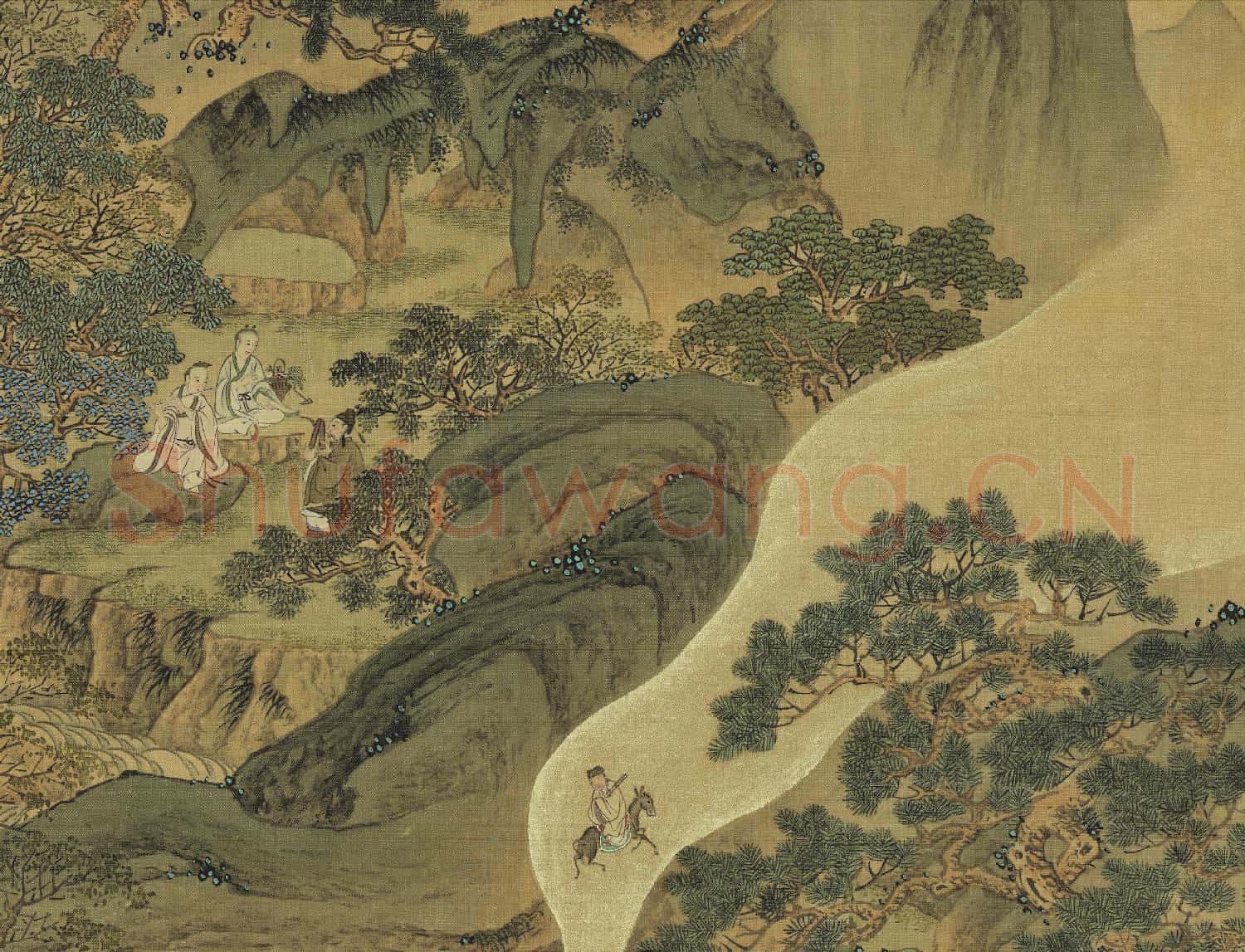 天開壽域南極圖.冊.八仙齊慶故畫