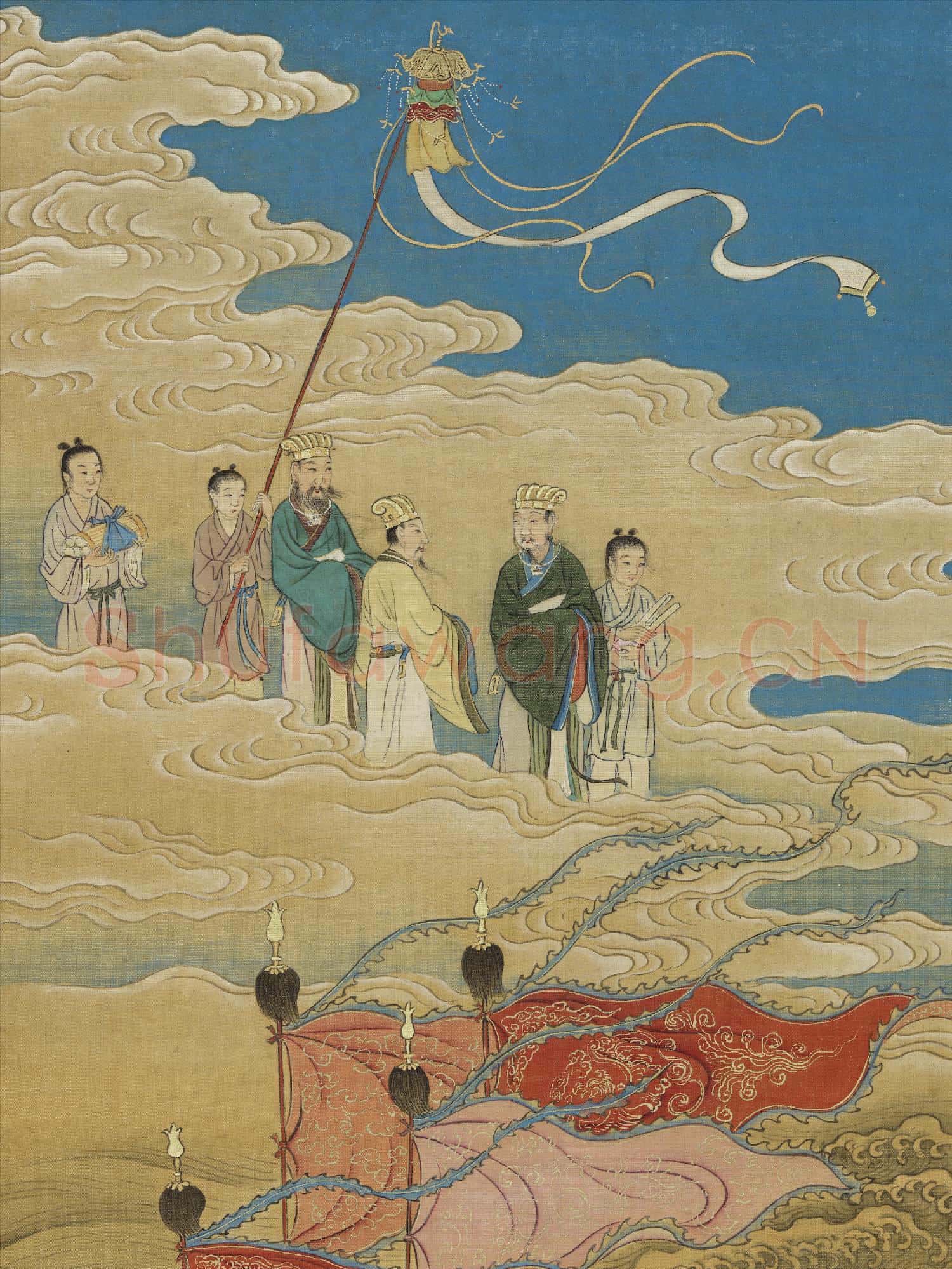 天開壽域南極圖.冊.天后安瀾故畫