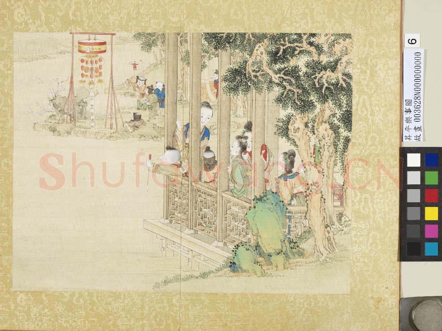 昇平樂事圖.冊.大花燈故畫