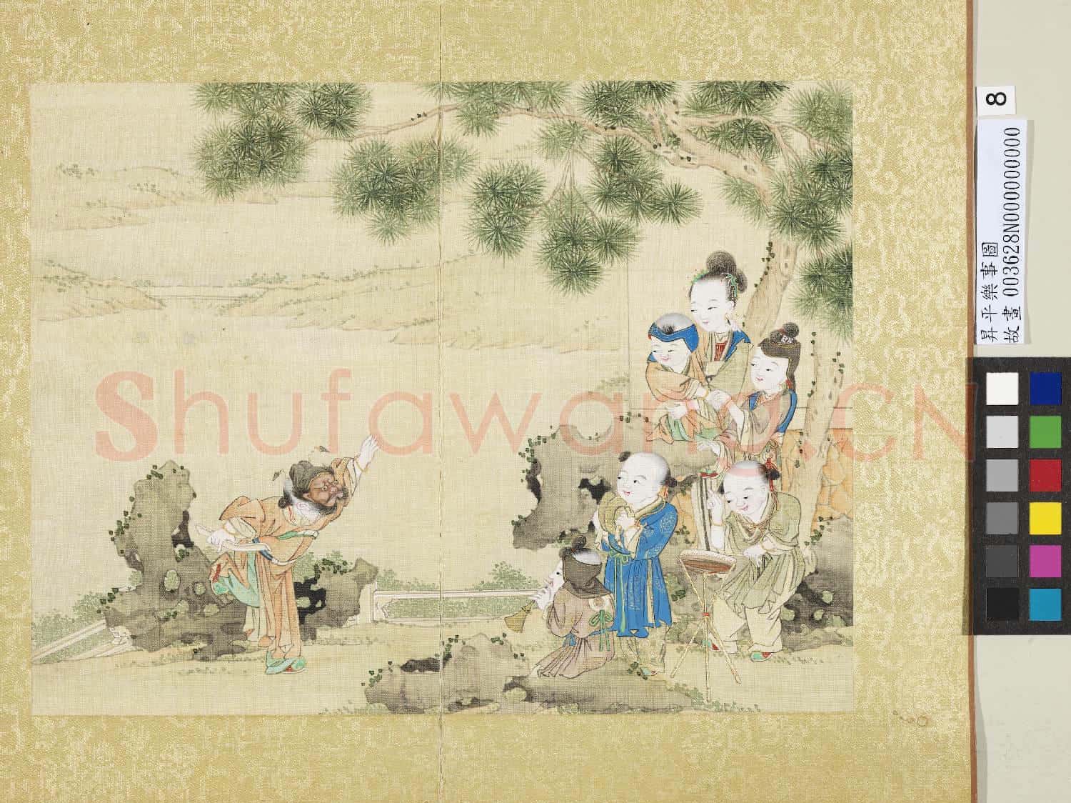 昇平樂事圖.冊.鍾馗故畫