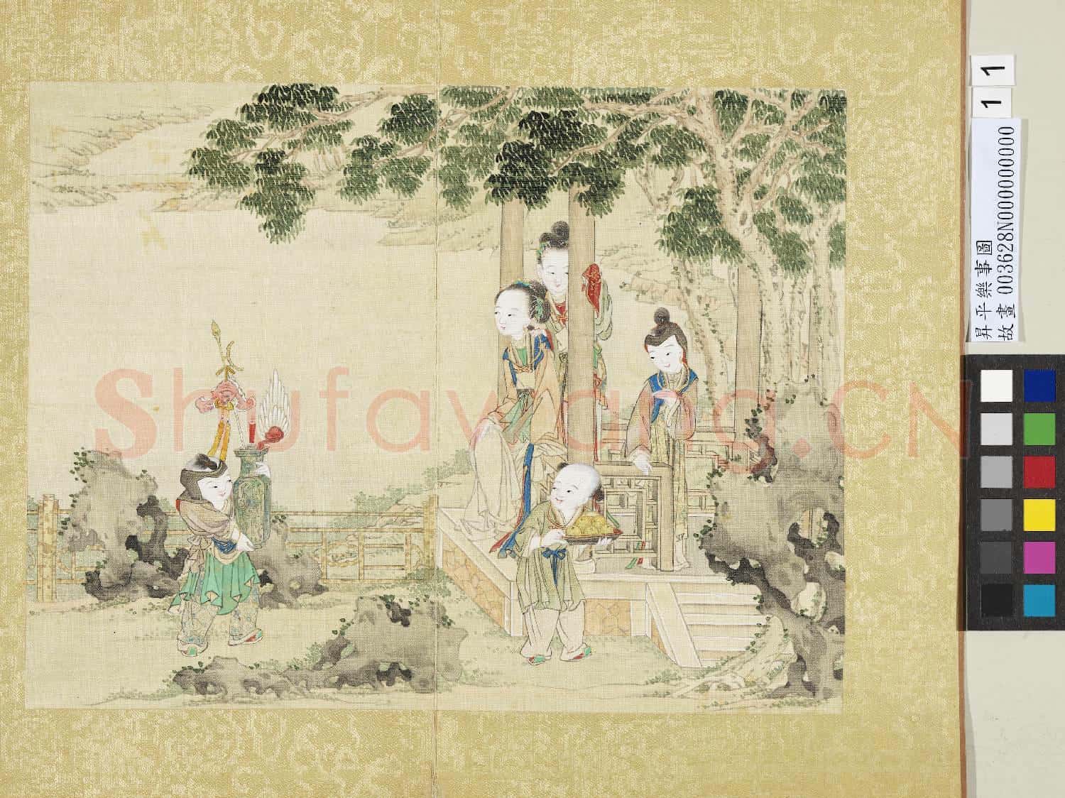 昇平樂事圖.冊.吉慶平安故畫
