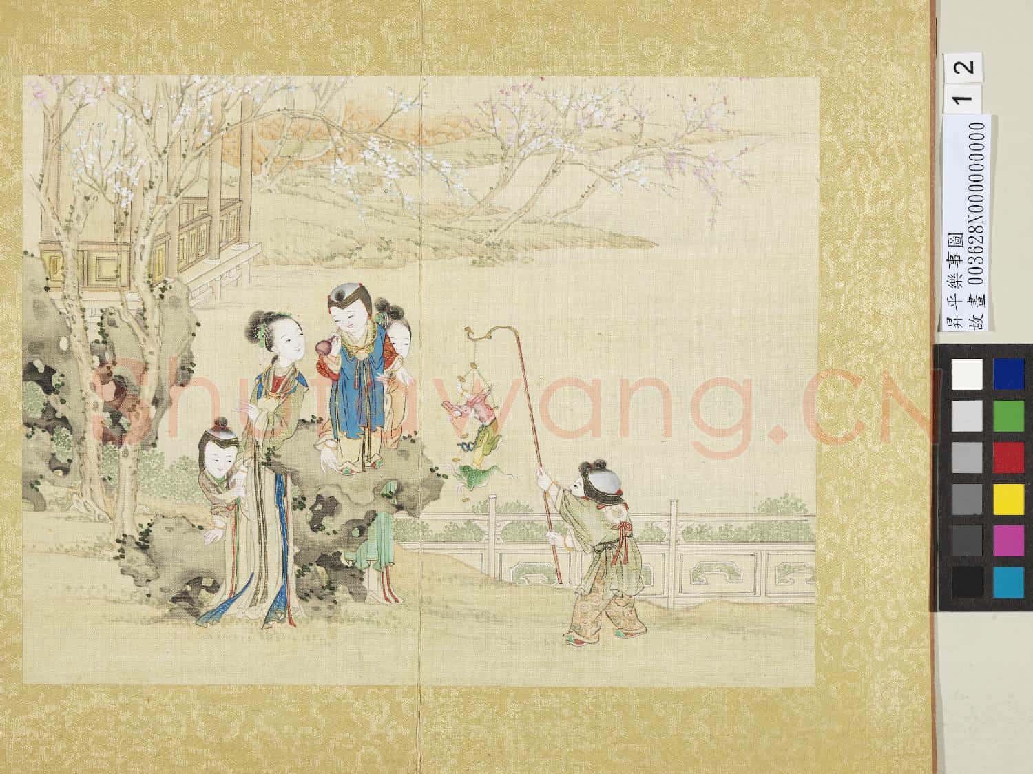 昇平樂事圖.冊.獨占鰲頭故畫